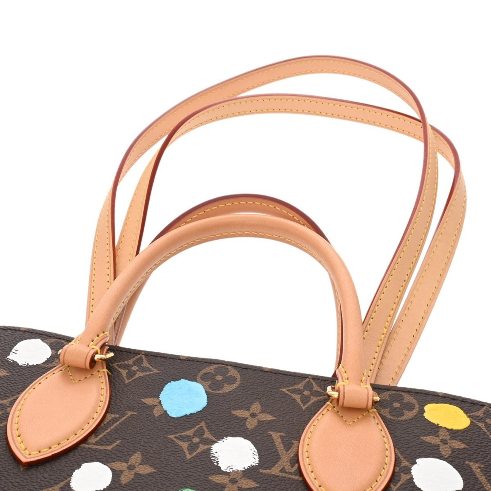 Canvas monogram handbag Vuitton Louis - 5