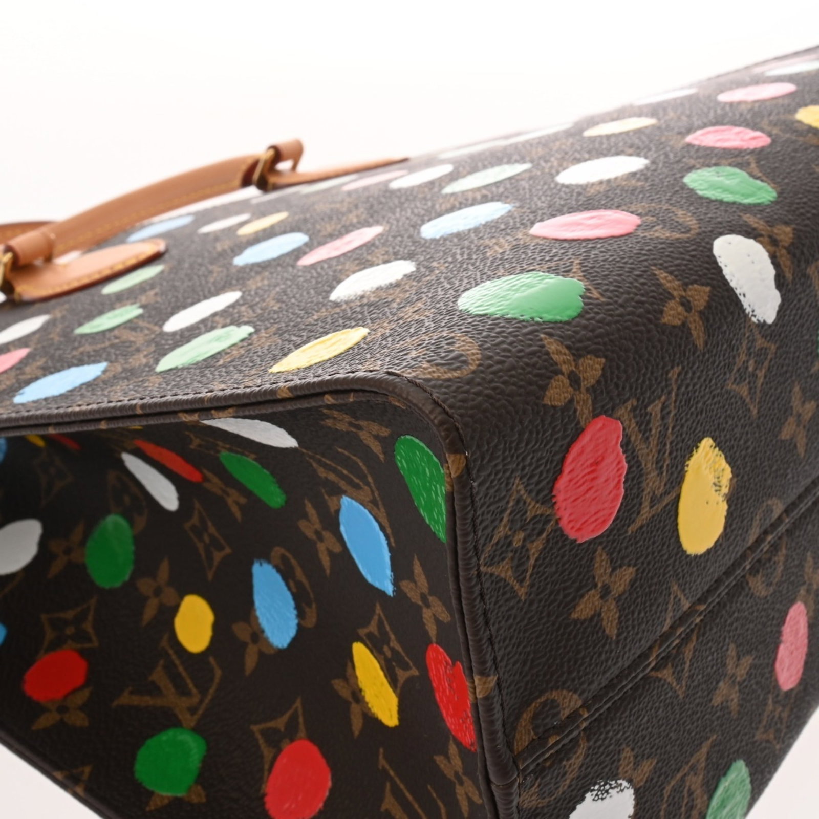 Canvas monogram handbag Vuitton Louis - 7