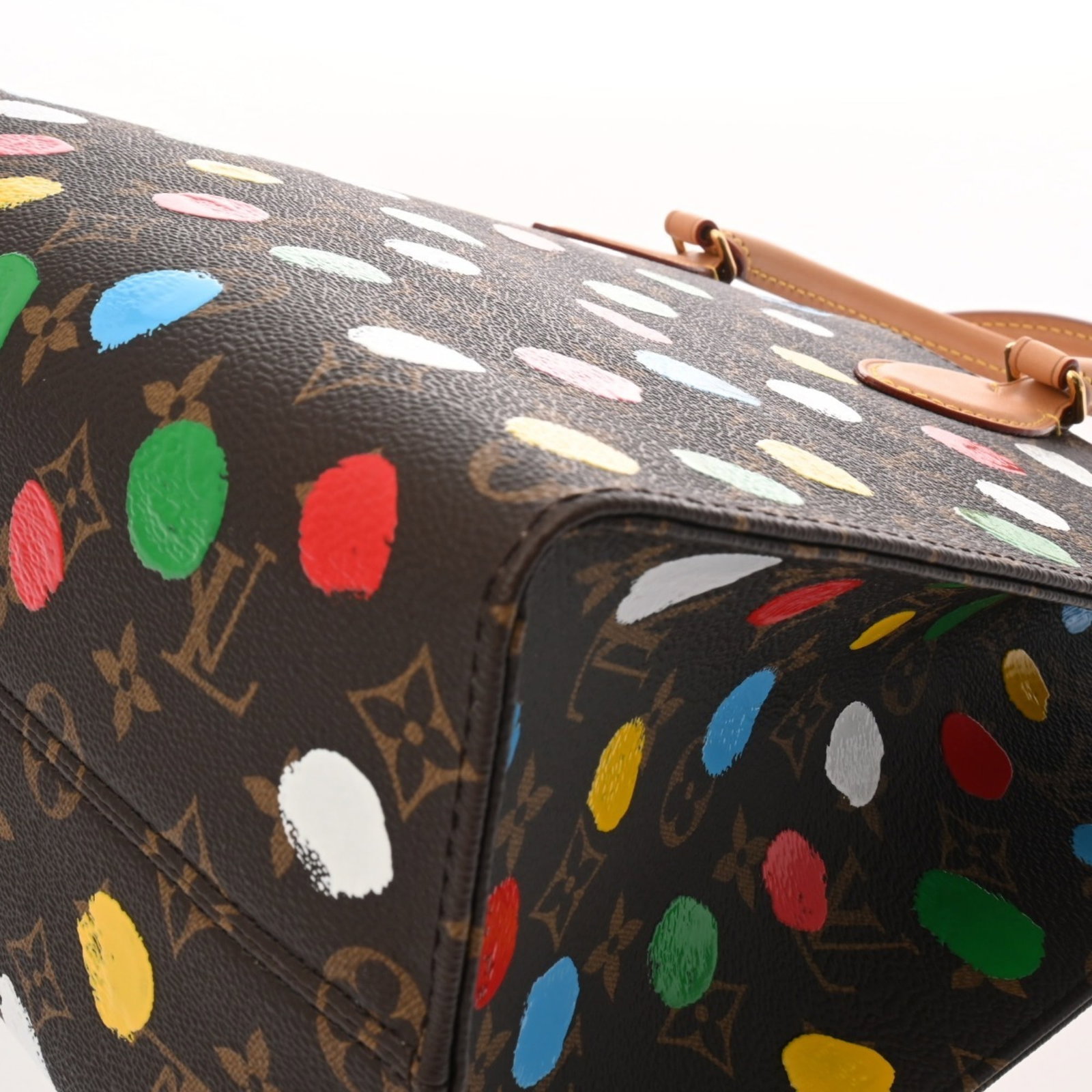 Canvas monogram handbag Vuitton Louis - 8