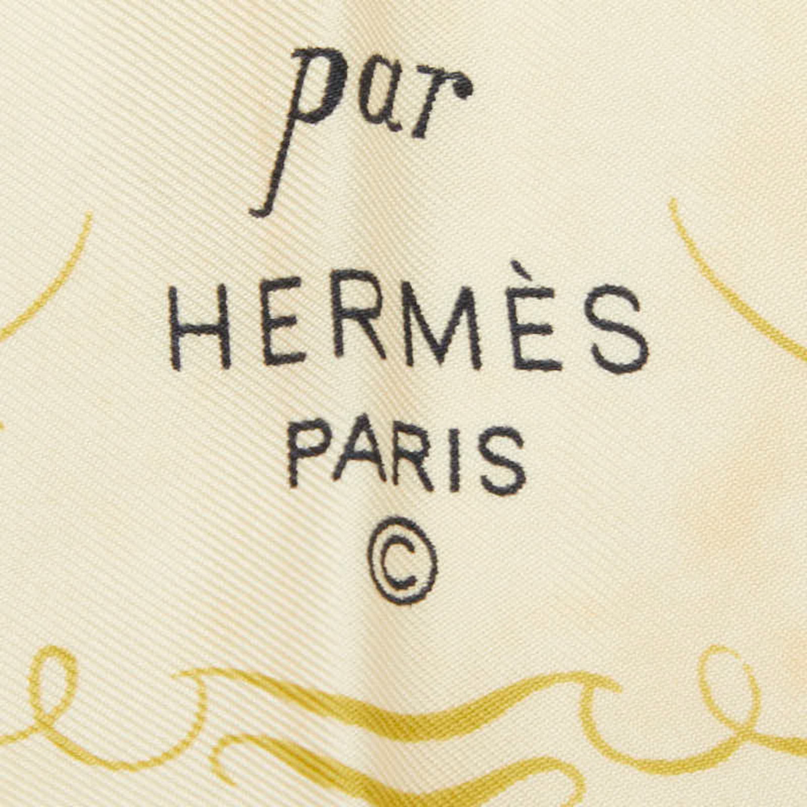 Silk Hermes Scarf - 5