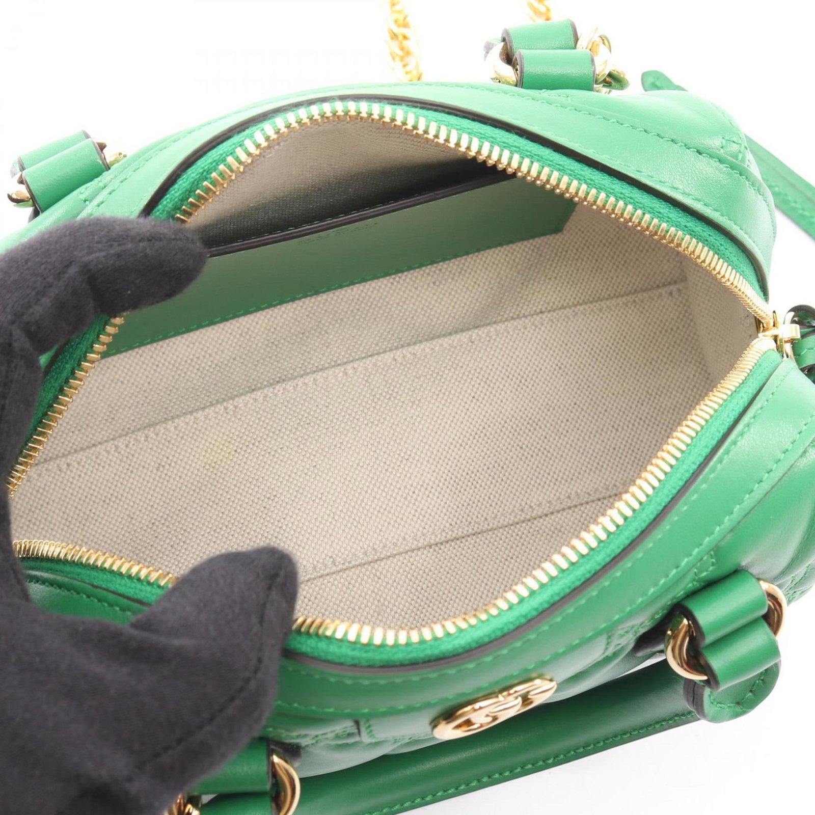 Handbag Leather Gucci - 3