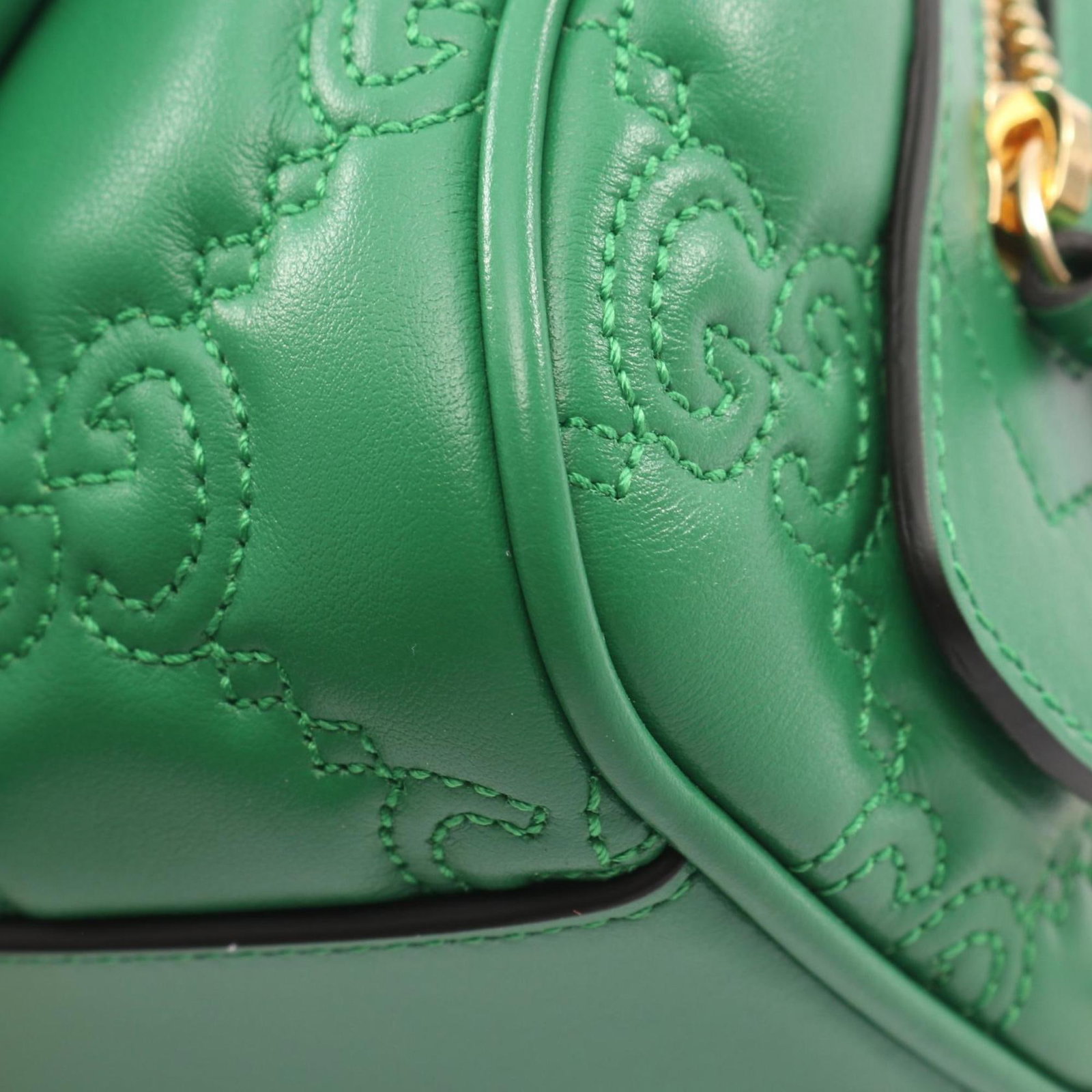 Handbag Leather Gucci - 5