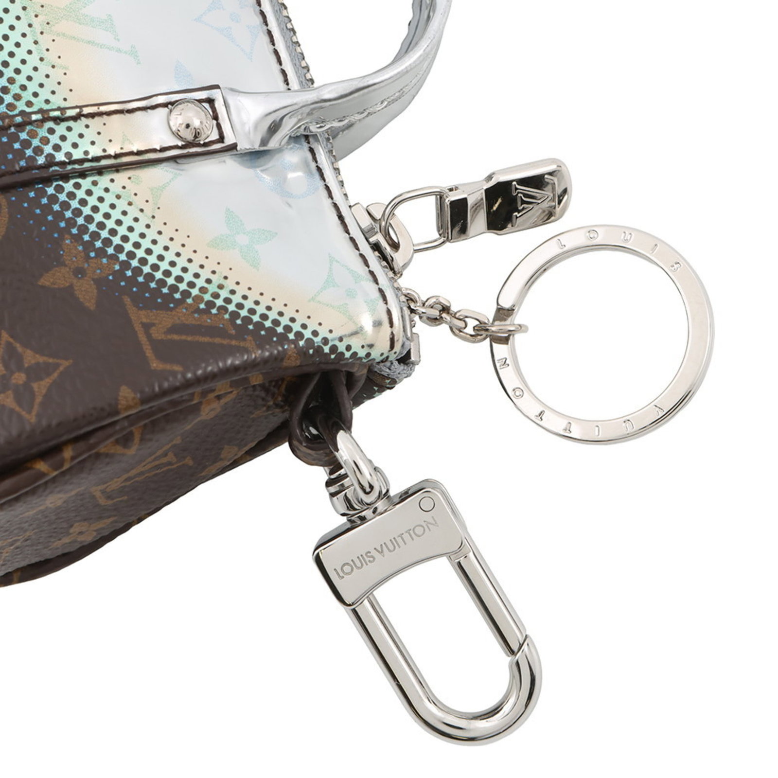 Metal keyring monogram Louis Vuitton - 4