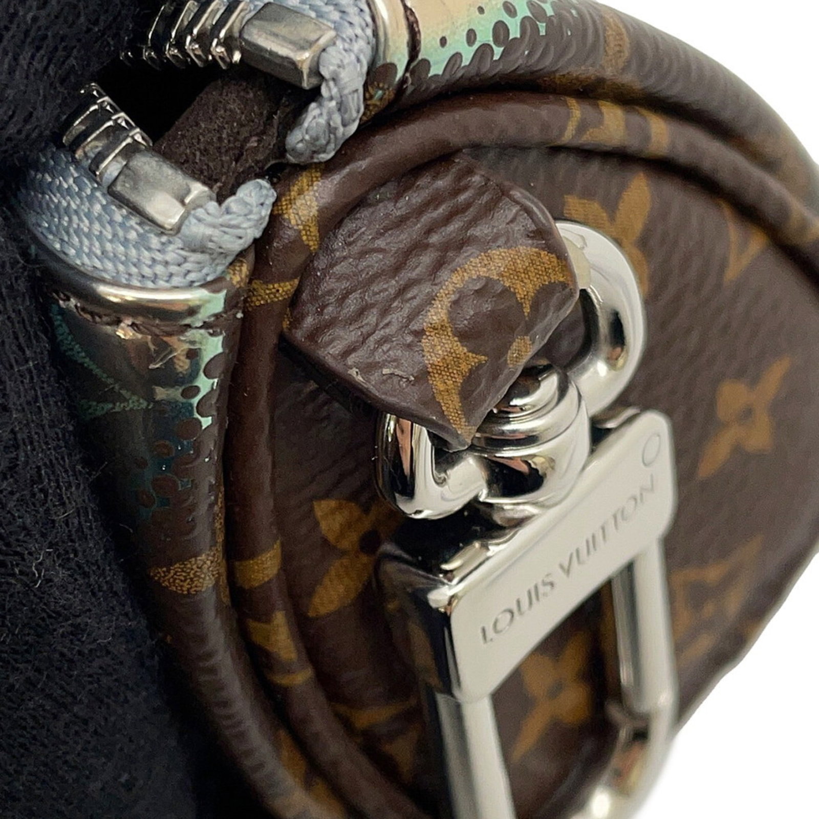 Metal keyring monogram Louis Vuitton - 8