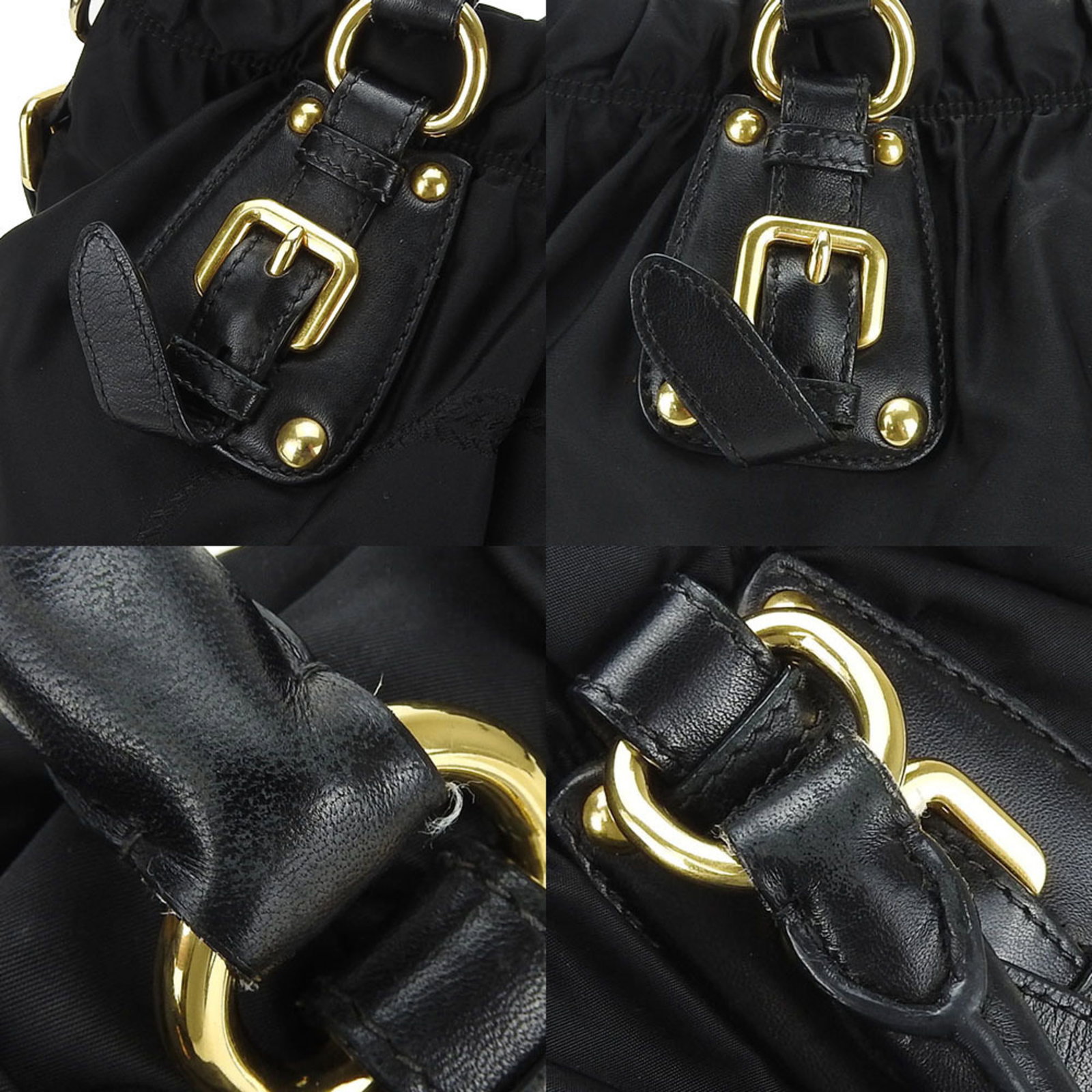 Handbag Nylon Leather by Prada - 4