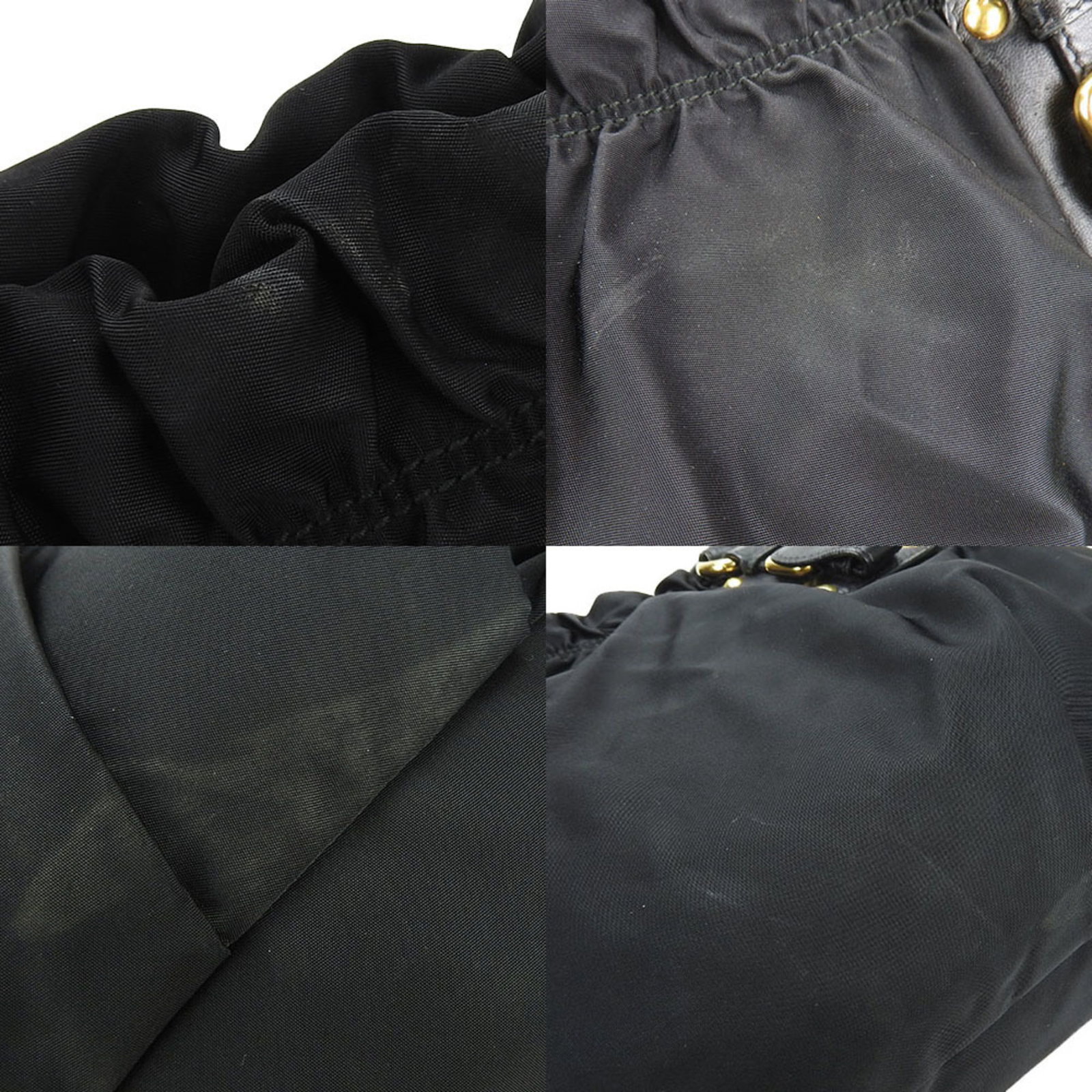 Handbag Nylon Leather by Prada - 6