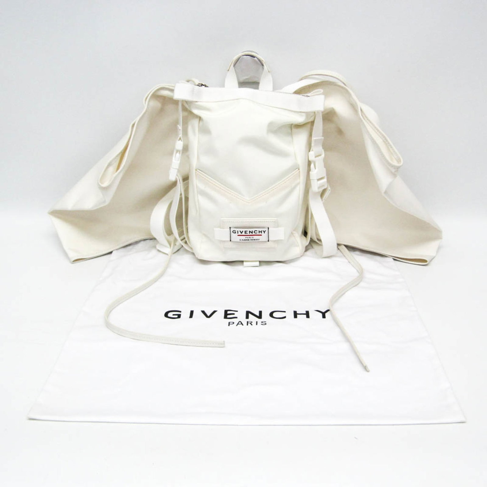 Nylon leather backpack canvas - 2