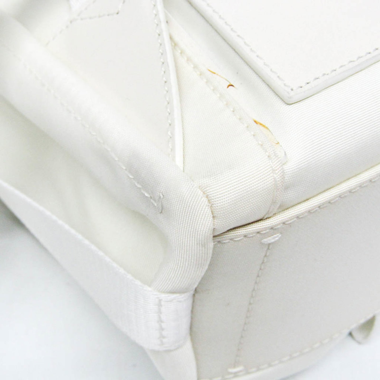 Nylon leather backpack canvas - 6
