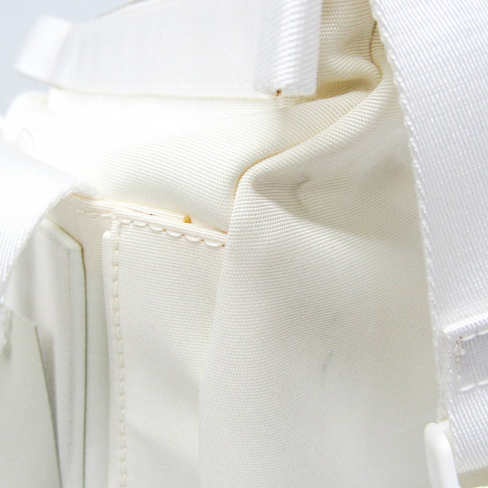 Nylon leather backpack canvas - 8