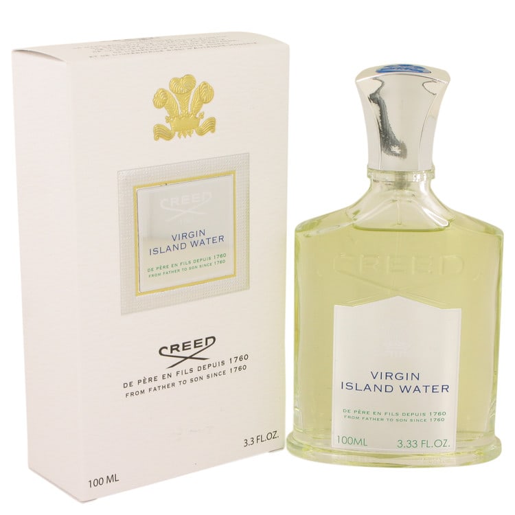 Virgin Island Water Perfume By Creed Eau De Parfum Spray (Unisex): Virgin Island Water Perfume By Creed Eau De Parfum Spray (Unisex) 3.4 oz Eau De Parfum Spray, bearing the signature of Creed, in a unisex fragrance suitable for women. This perfume features a total of
