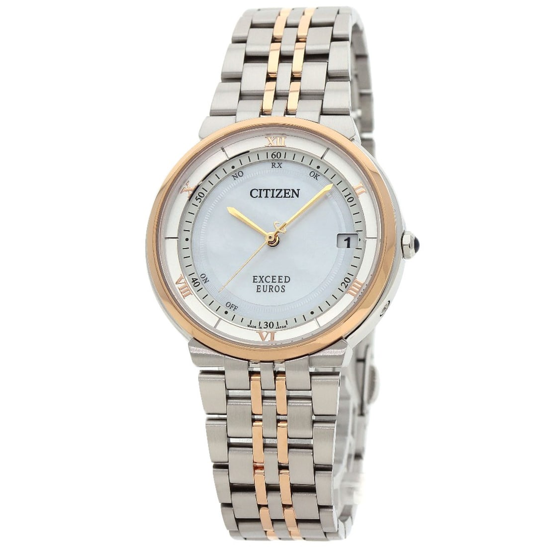 Euro Watches Cb3024-52W Exceed Citizen Stainless: Euro Watches Cb3024-52W Exceed Citizen Stainless Stainless steel construction and silver finish make this Citizen watch durable and stylish. Powered by solar energy, it's an eco-friendly timekeeping