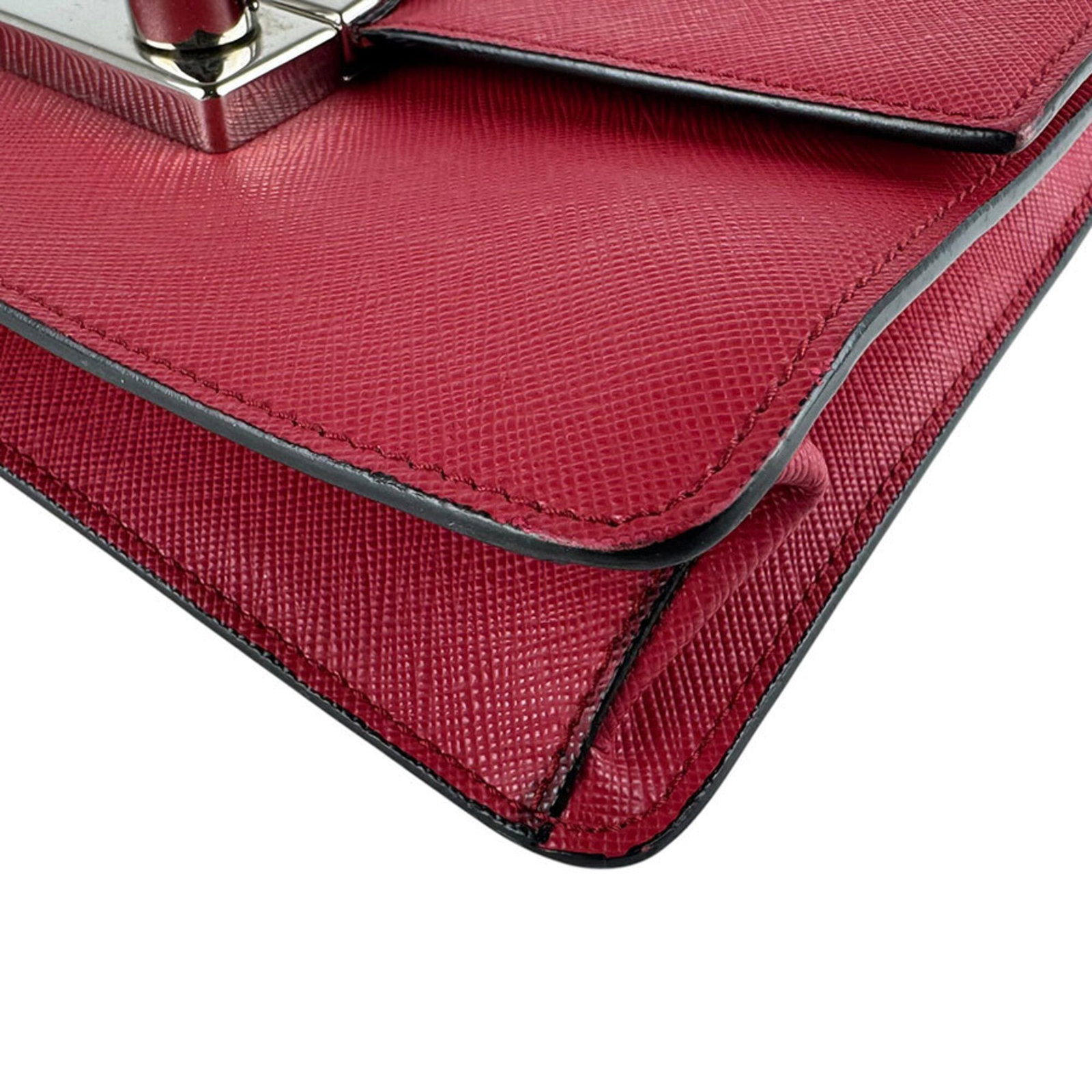 Shoulder Bag Prada Leather - 9