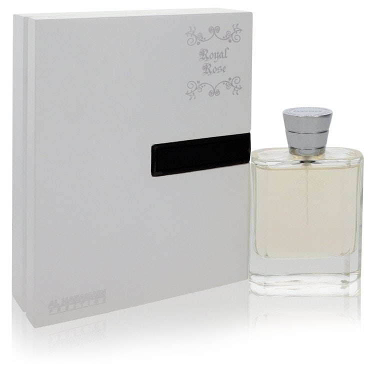 Al Haramain Royal Rose Perfume By Al Haramain Eau De Parfum Spray: Al Haramain Royal Rose Perfume By Al Haramain Eau De Parfum Spray Al Haramain Royal Rose Eau De Parfum Spray is a luxurious fragrance for women, available in a 3.4 oz size. This perfume features an el