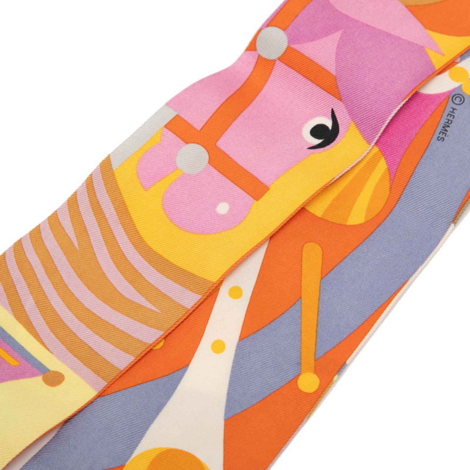 Silk Hermes Scarf - 2
