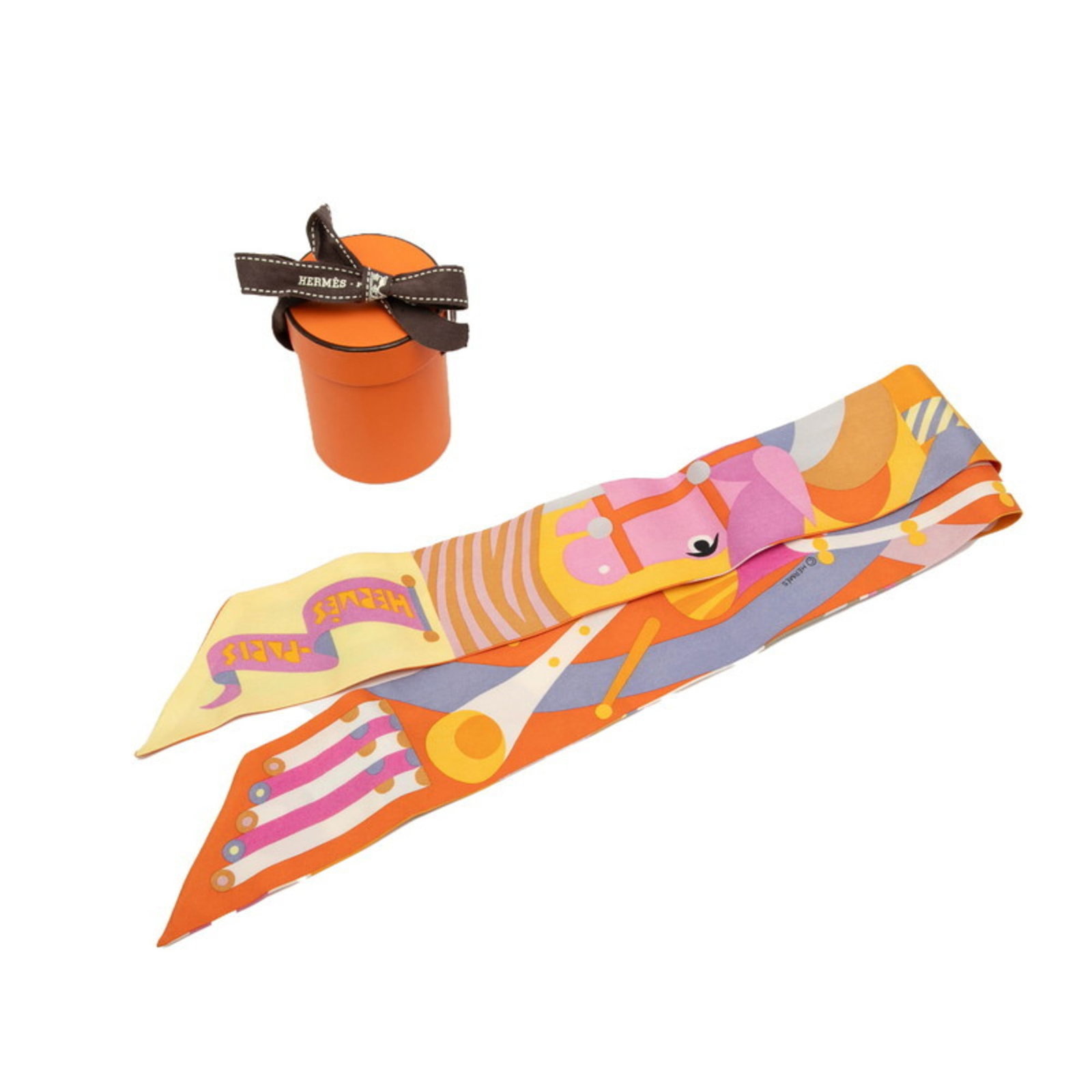 Silk Hermes Scarf - 6