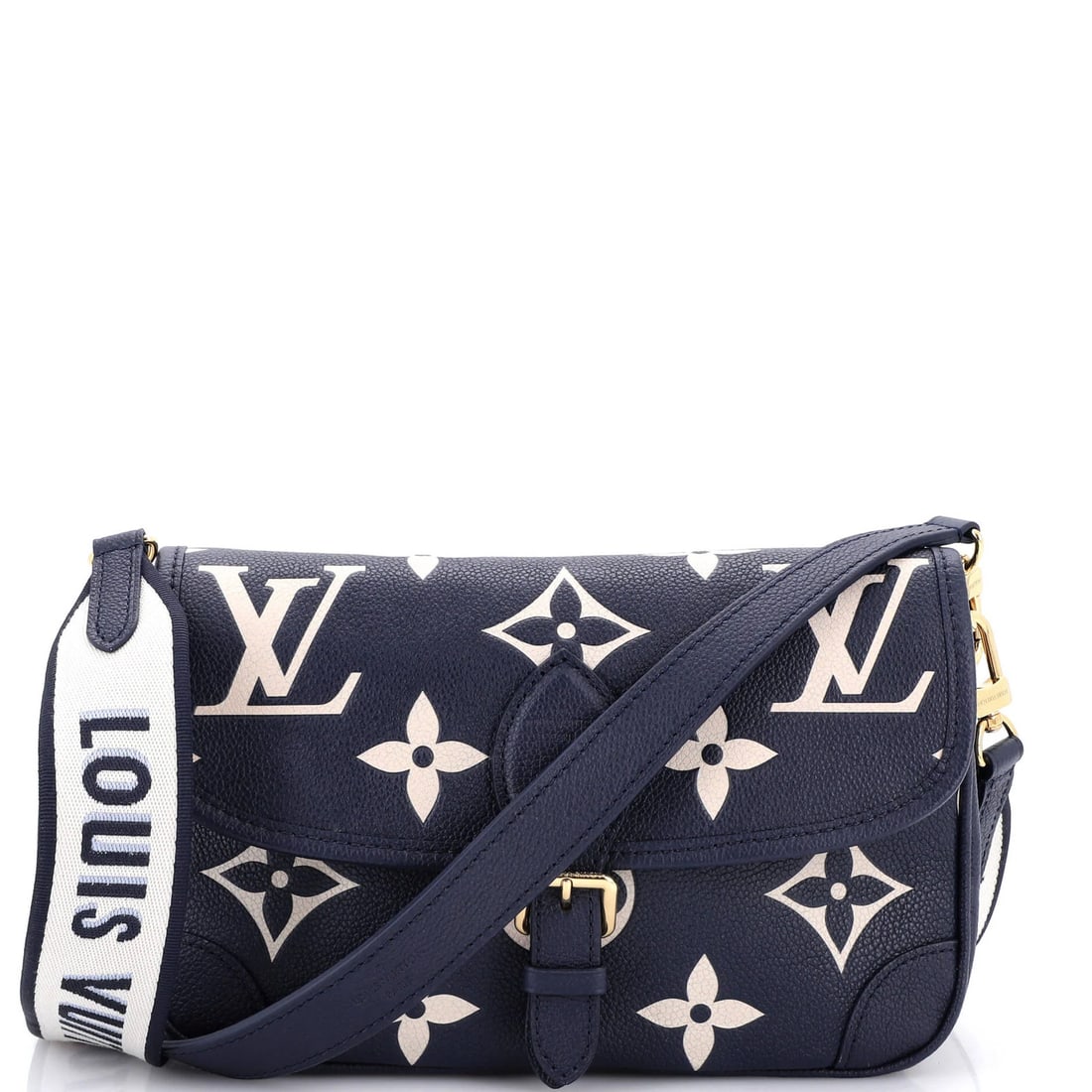 Diane NM Handbag Giant Louis Vuitton Bicolor Monogram Empreinte (1 of 8)