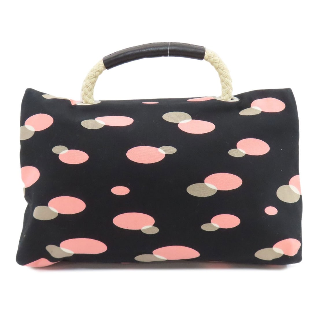Longchamp Mini Pouch With Handle Handbag Canvas - 2