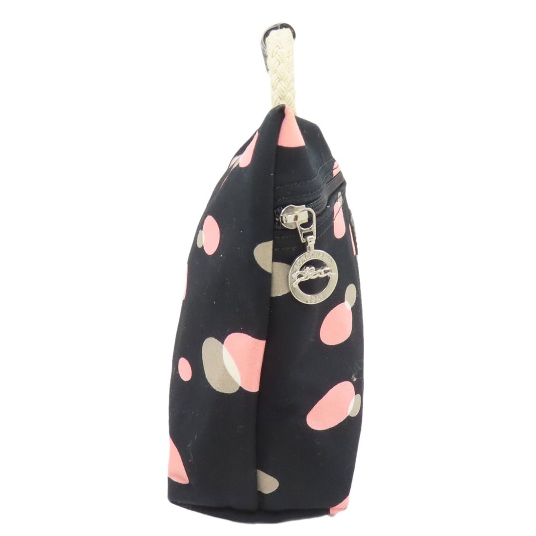Longchamp Mini Pouch With Handle Handbag Canvas - 3