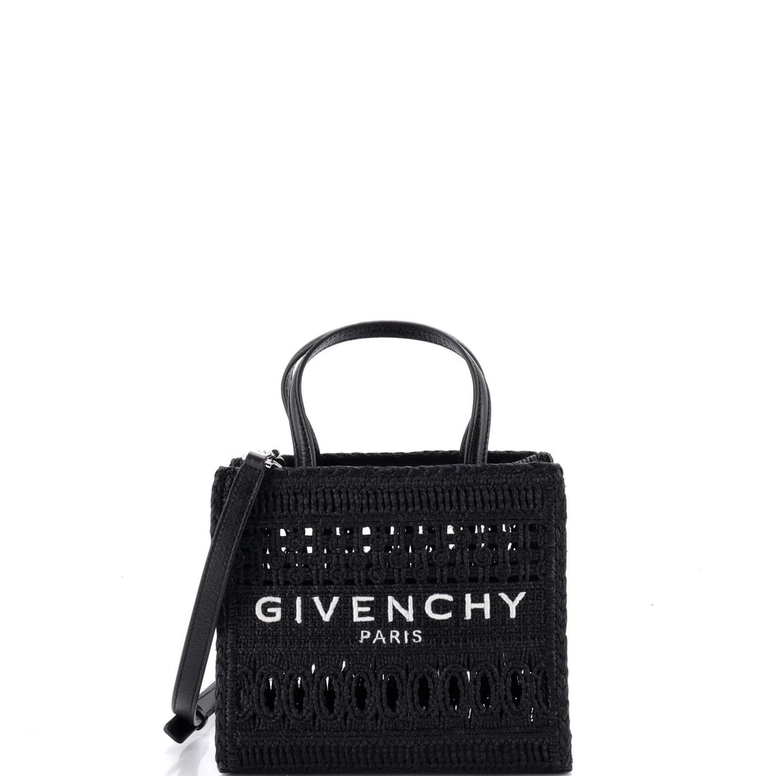 Small woven raffia tote by Givenchy (1 of 5)
