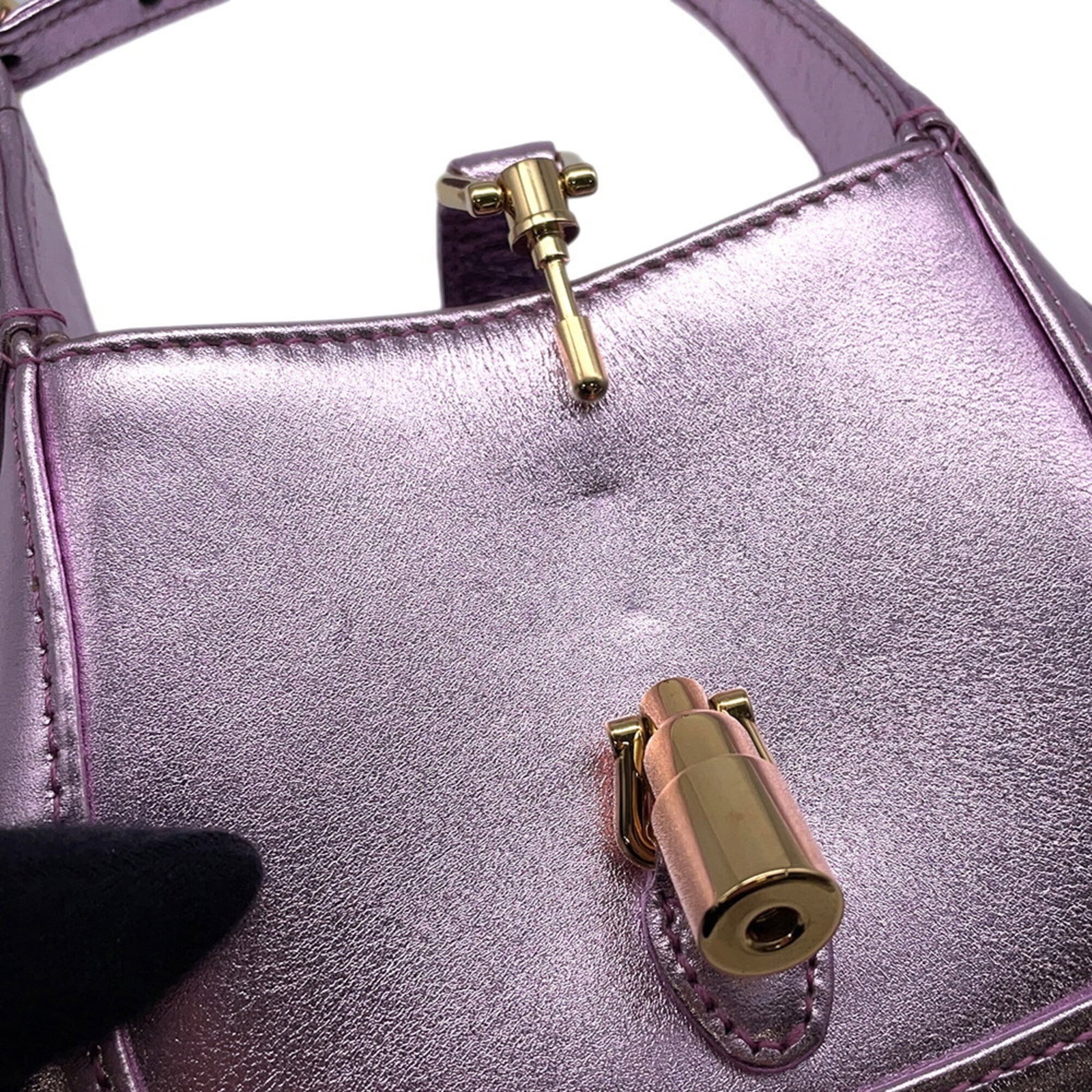 Handbag Leather Gucci - 7