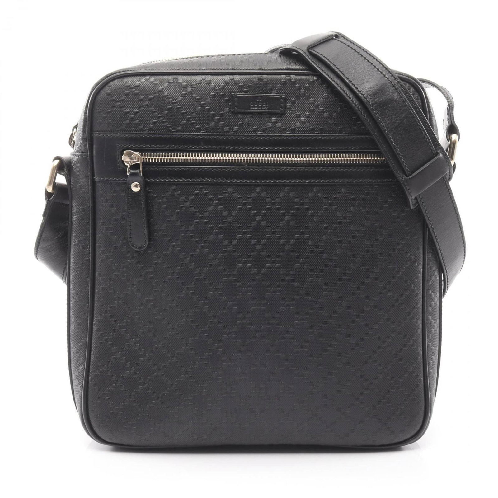 Shoulder bag leather handbag Gucci: Shoulder bag leather handbag Gucci This Gucci leather shoulder bag features a sleek black design with subtle signs of usage, adding to its worn-in charm. The classic style and high-quality materials m