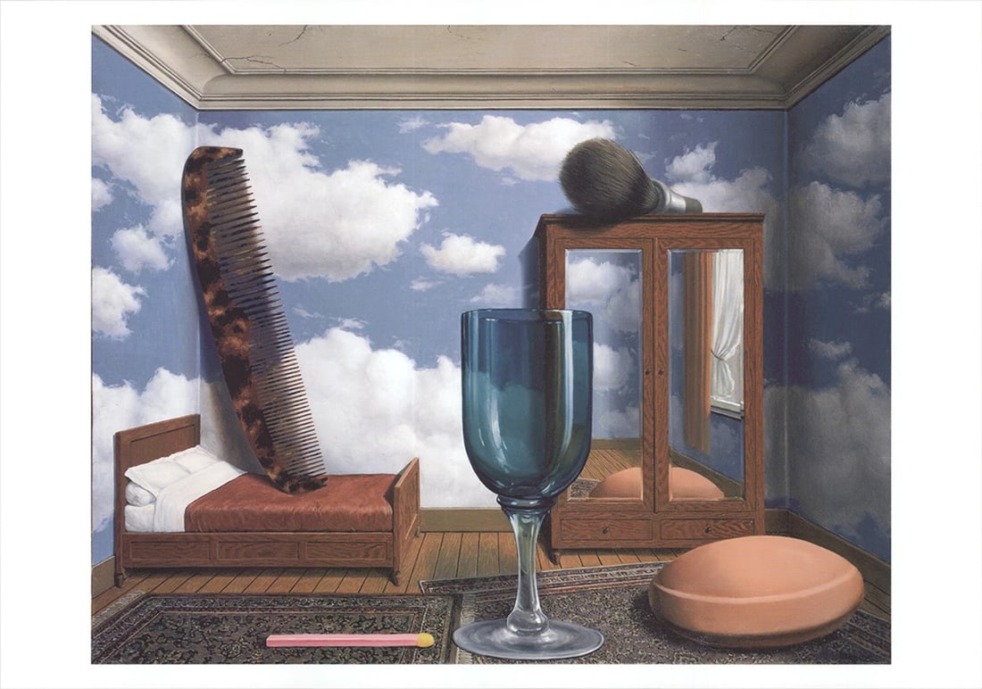 RENE MAGRITTE Les Valeurs Personnelles 27.5" x 39.5" Poster 2015 Surrealism Mult (1 of 1)