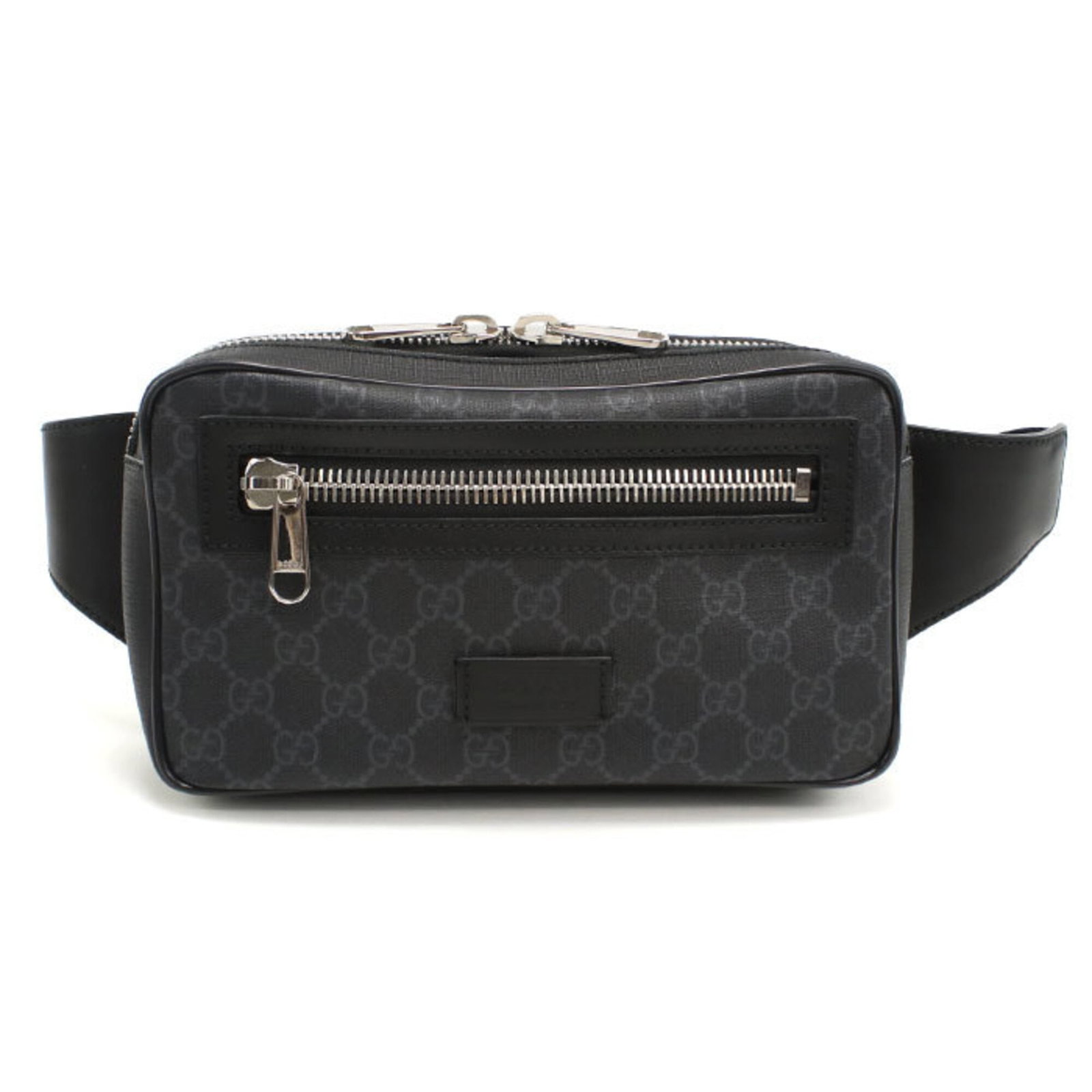 Gucci Sling Bag Pvc Leather: Gucci Sling Bag Pvc Leather Gucci Sling Bag Pvc Leather - A versatile and stylish accessory. Made from a combination of PVC and leather, this black sling bag features silver hardware for a sleek