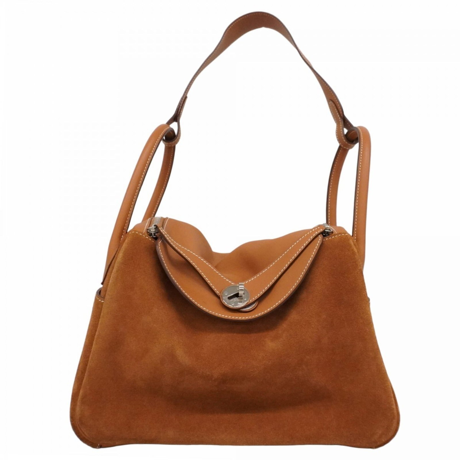 Swift Hermes Leather: Swift Hermes Leather Swift Hermes Leather Handbag. Gold hardware and silver accents add a touch of elegance to this classic design, while the swift leather material provides a sleek and sophisticated