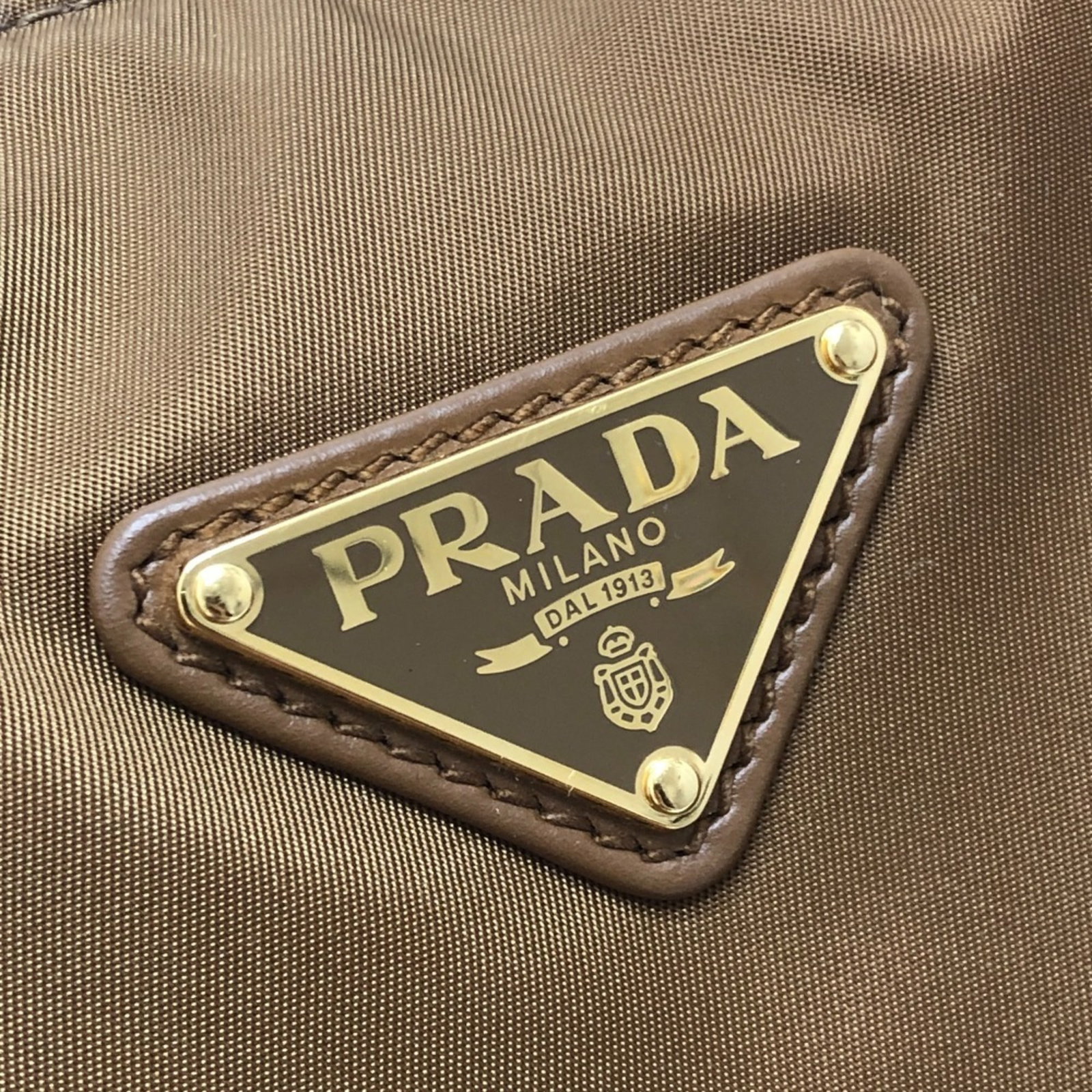 Nylon Leather Prada Shoulder Bag - 11