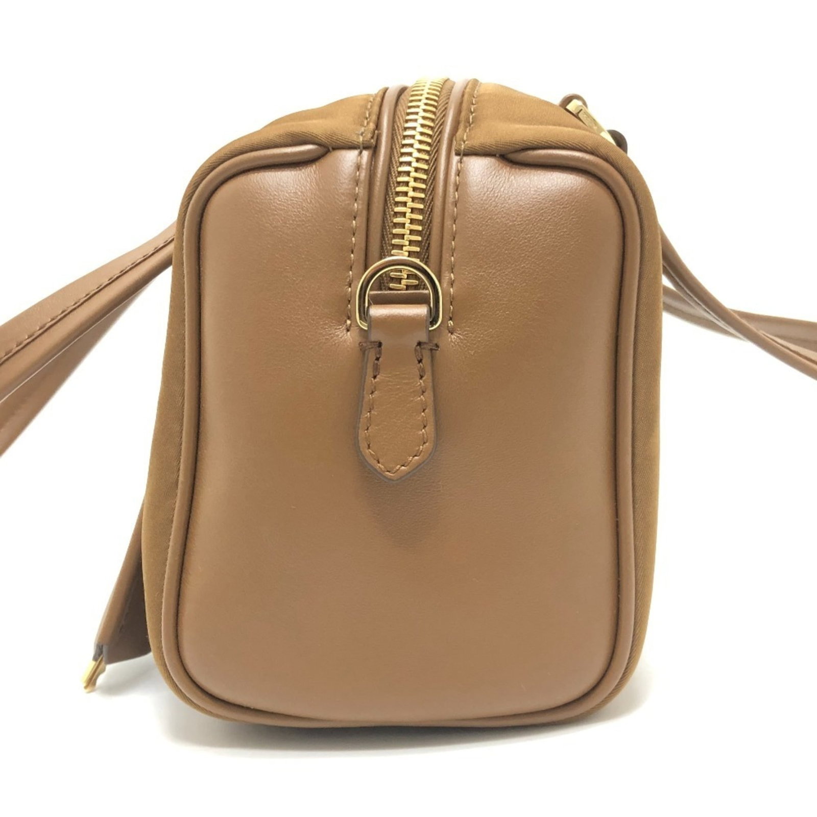 Nylon Leather Prada Shoulder Bag - 3