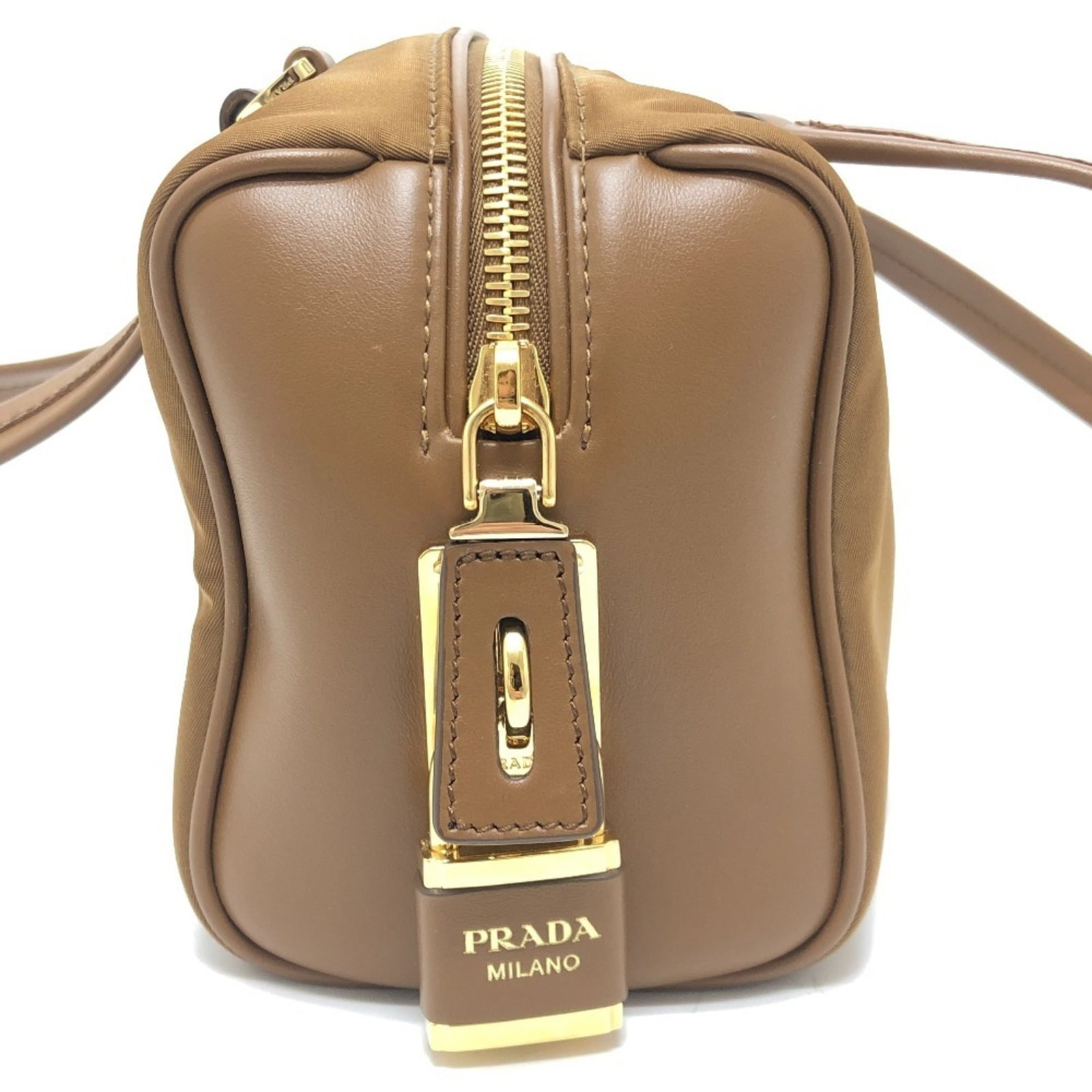 Nylon Leather Prada Shoulder Bag - 4