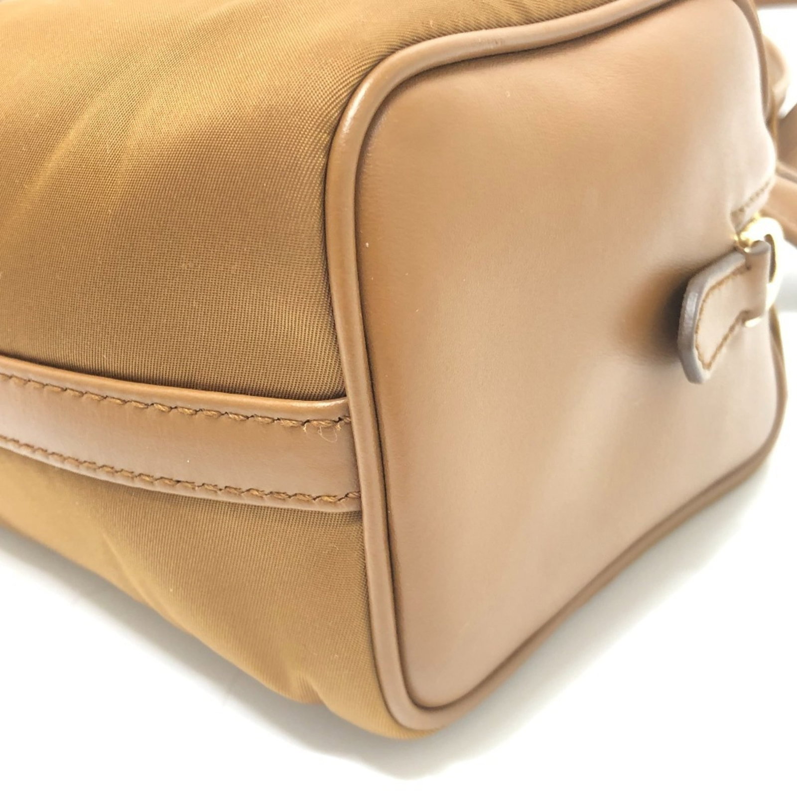 Nylon Leather Prada Shoulder Bag - 6