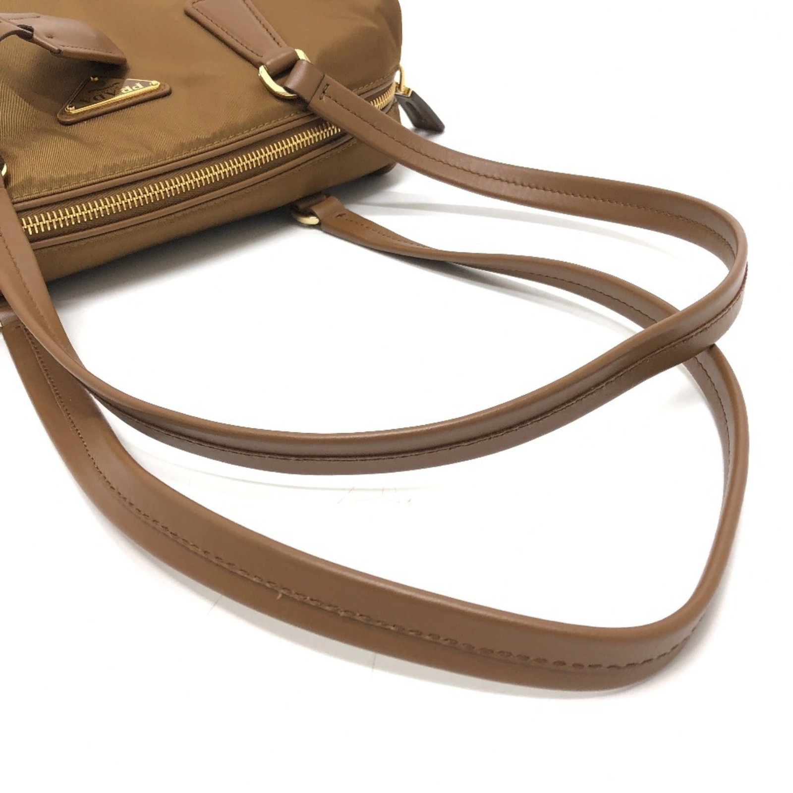 Nylon Leather Prada Shoulder Bag - 8