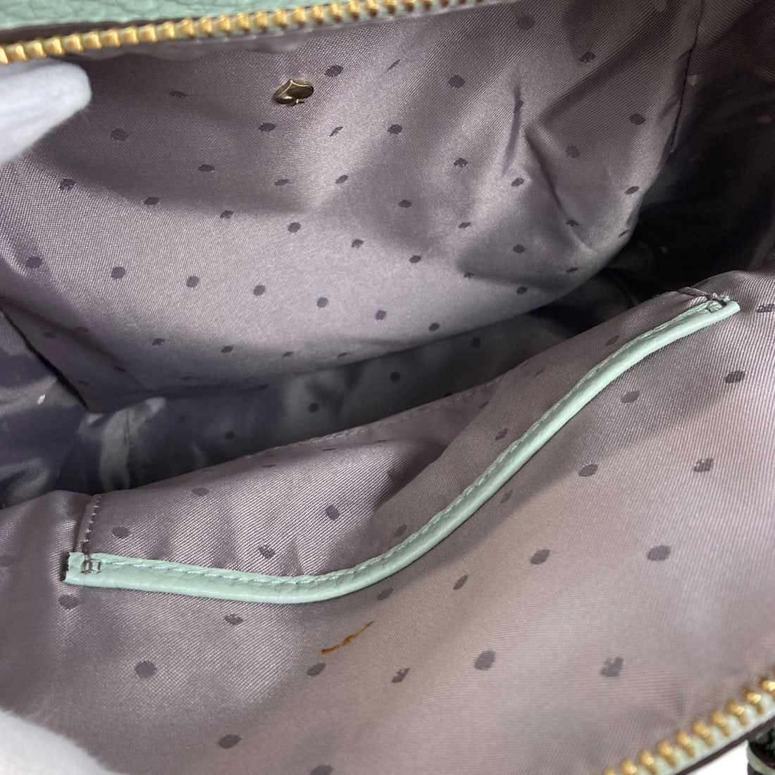 Kate Spade logo daypack leather backpack - 5
