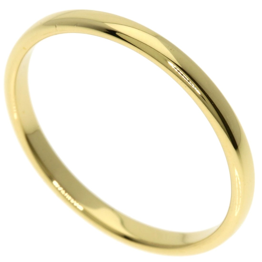 K18 Yellow Gold Tiffany&Co. Wedding Ring: K18 Yellow Gold Tiffany&Co. Wedding Ring K18 Yellow Gold Tiffany&Co. Wedding Ring for sale, featuring an 18K yellow gold construction and ring size 8(US). This piece bears a signature from the renowne