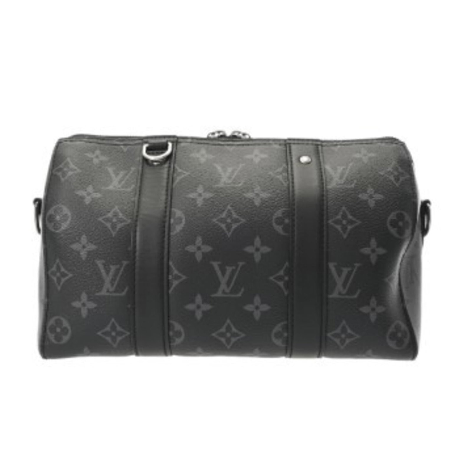 Shoulder bag monogram Louis Vuitton eclipse: Shoulder bag monogram Louis Vuitton eclipse Black, Gray, and Monogram Eclipse colors come together in this Louis Vuitton shoulder bag. Measuring 17cm x 27cm x 13cm, it features the iconic Monogram Ecl