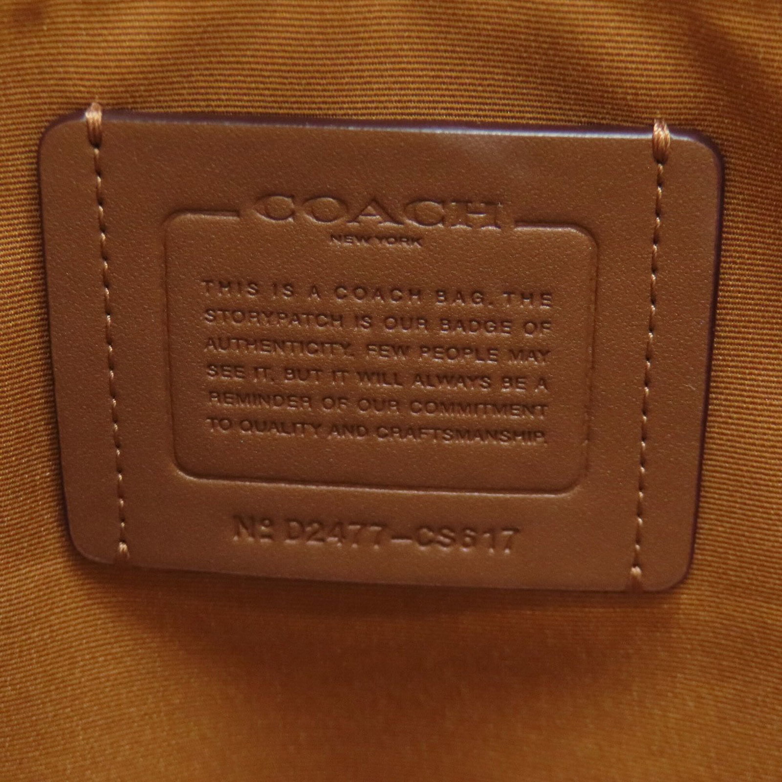 Canvas Coach Handbag - 6