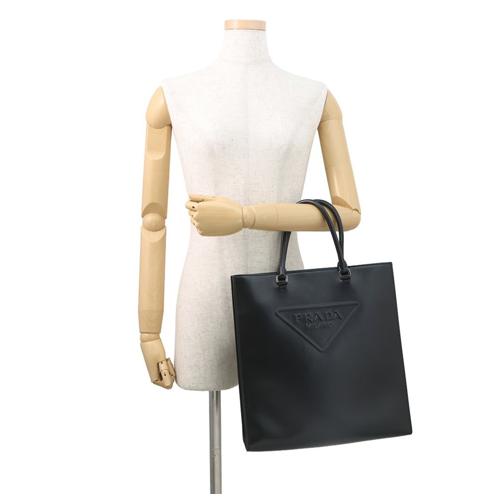 Leather Prada Tote Bag - 4