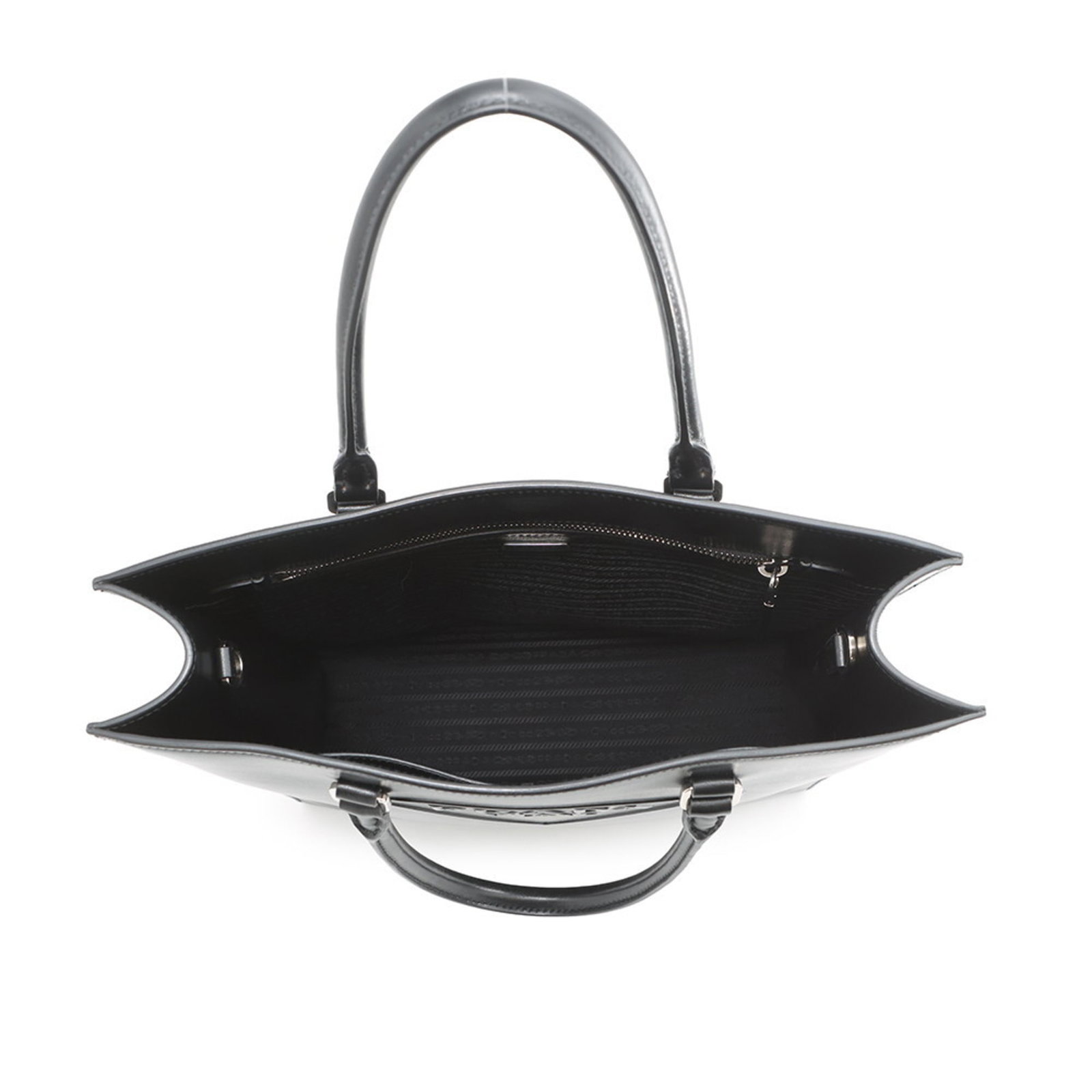 Leather Prada Tote Bag - 6