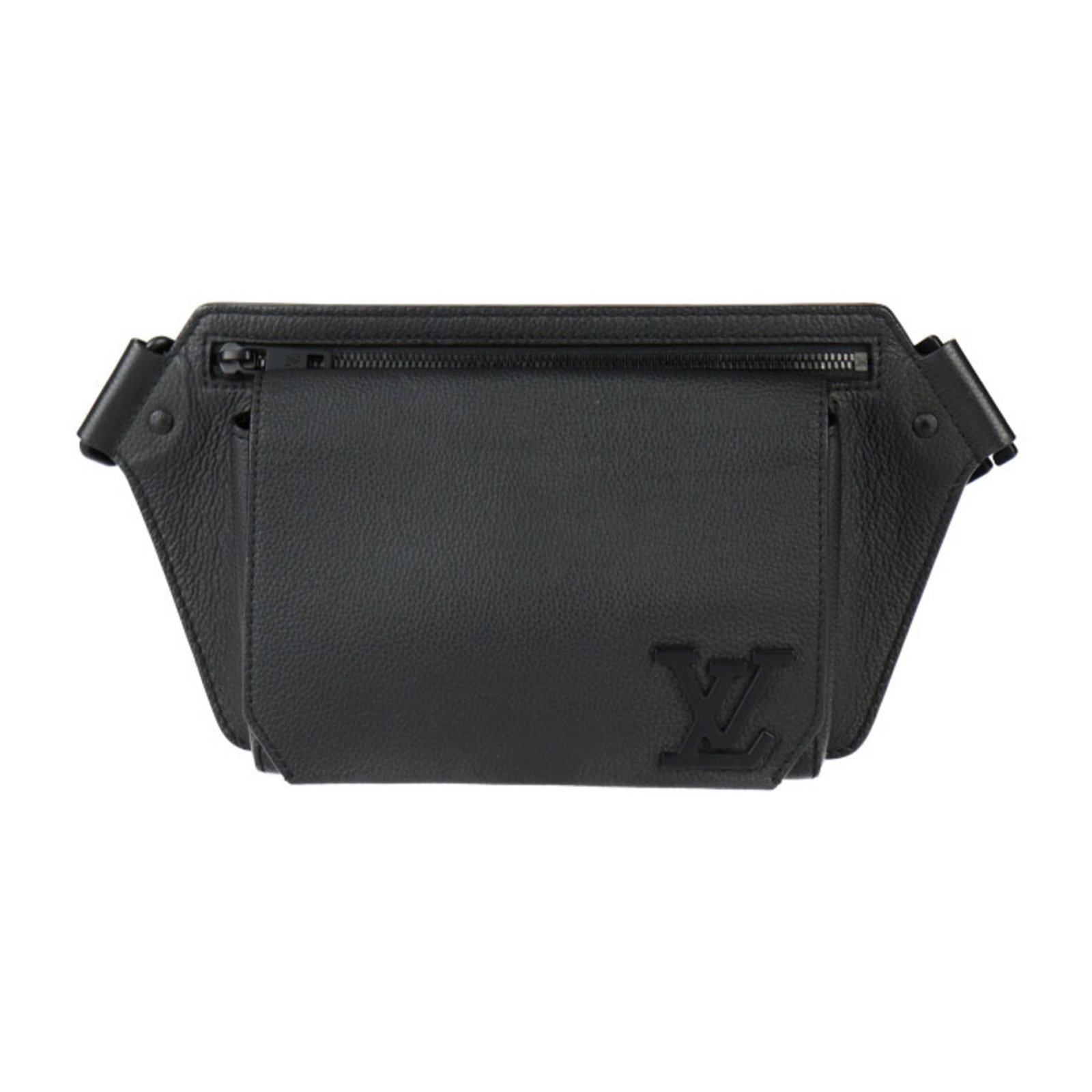Louis Vuitton Pouch Sling Bag Leather: Louis Vuitton Pouch Sling Bag Leather Black, Noir Louis Vuitton Pouch Sling Bag Leather. Made from high-quality leather, this sling bag features a classic design with clean lines and a timeless look. 