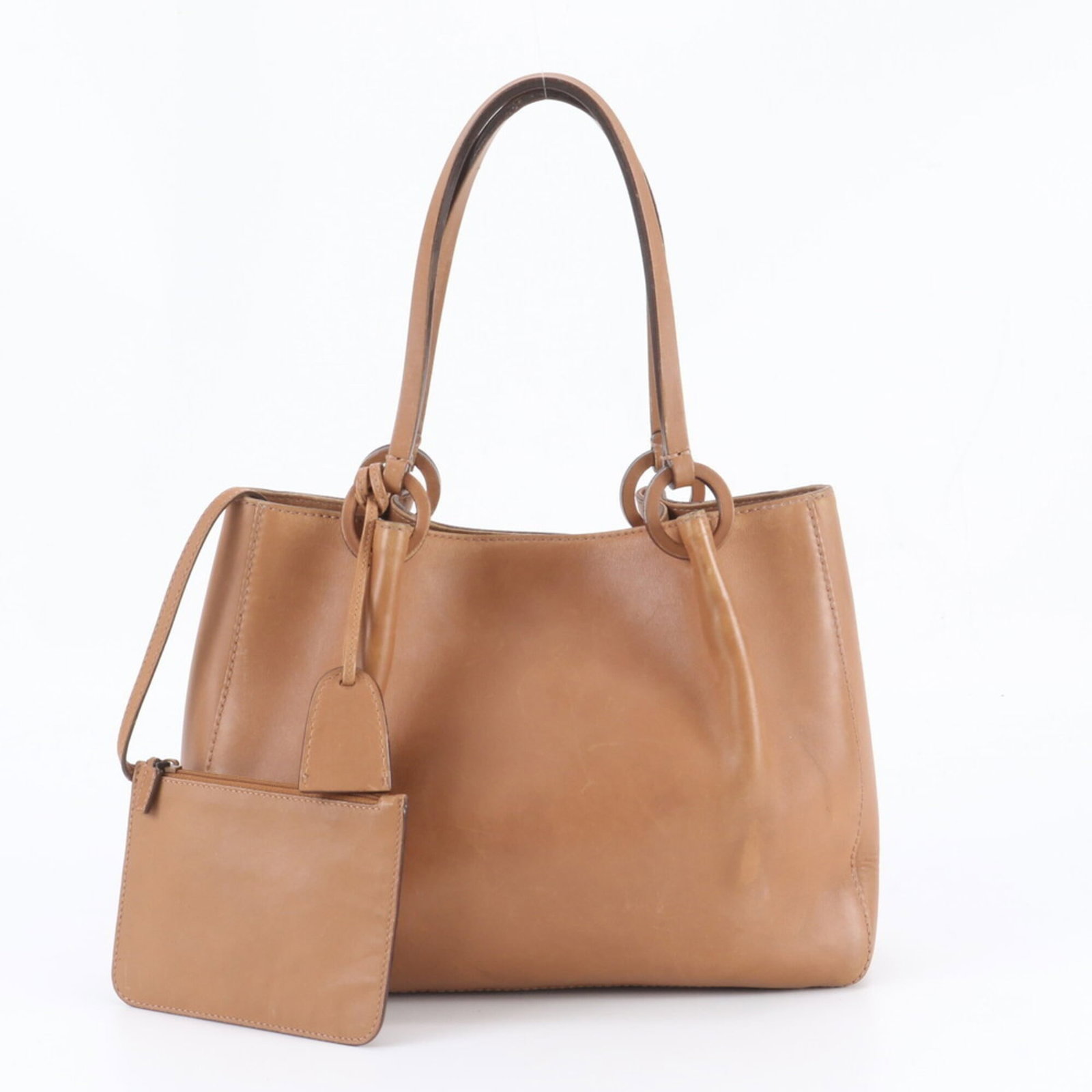 Shoulder Bag Leather Tote Bag Handbag: Shoulder Bag Leather Tote Bag Handbag This Gucci shoulder bag tote features high-quality leather in a rich brown color. With its classic design and timeless style, it's perfect for everyday use.