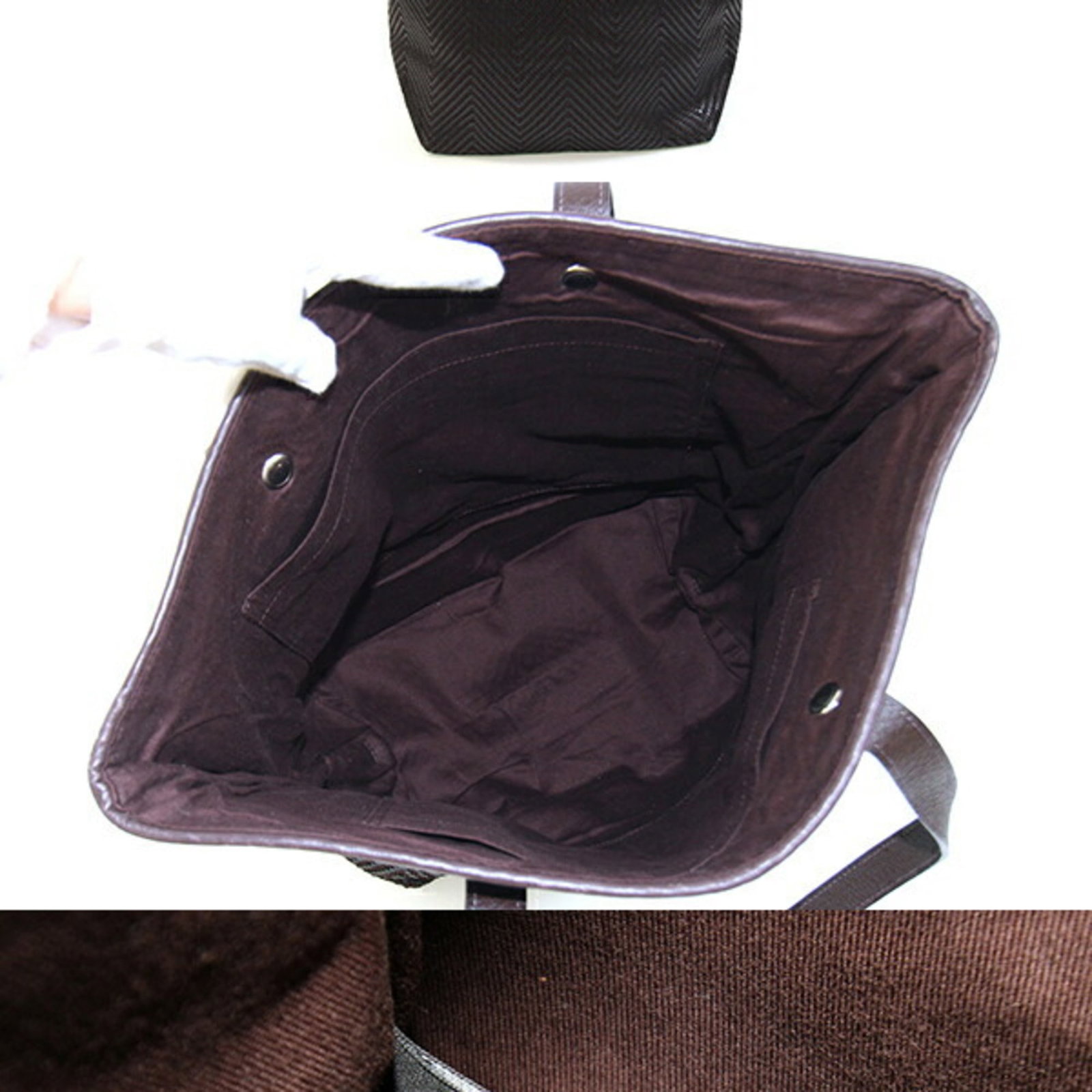 Hermes Polyester Leather Tote Bag - 2