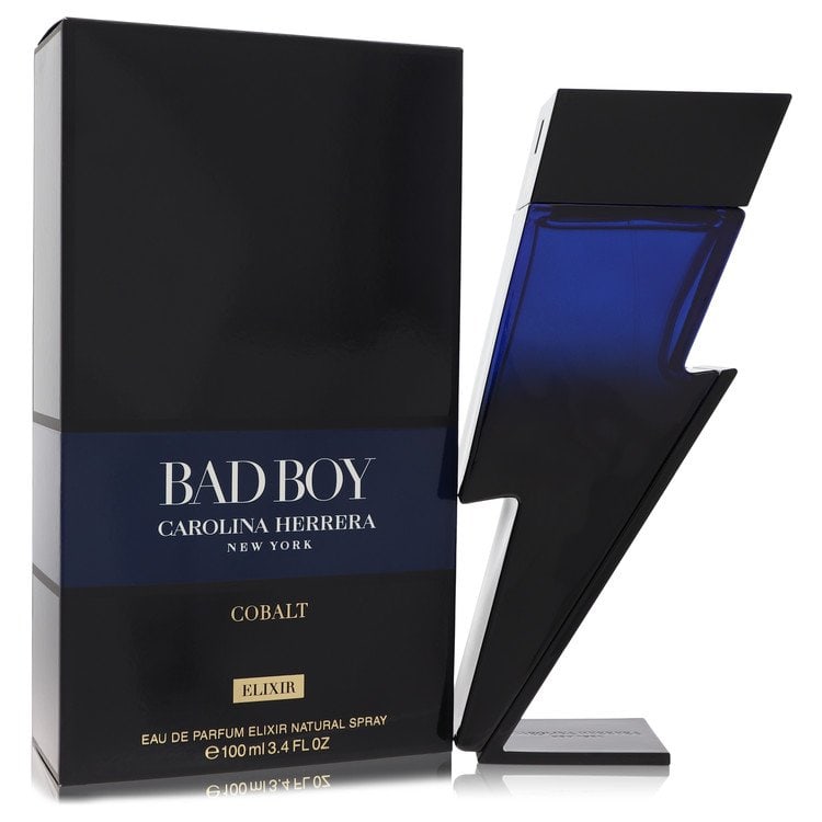 Bad Boy Cobalt Elixir Cologne By Carolina Herrera Eau De Parfum Spray: Bad Boy Cobalt Elixir Cologne By Carolina Herrera Eau De Parfum Spray Carolina Herrera's Bad Boy Cobalt Elixir Cologne By Eau De Parfum Spray, available in a 3.4 oz size, offers a unique fragrance