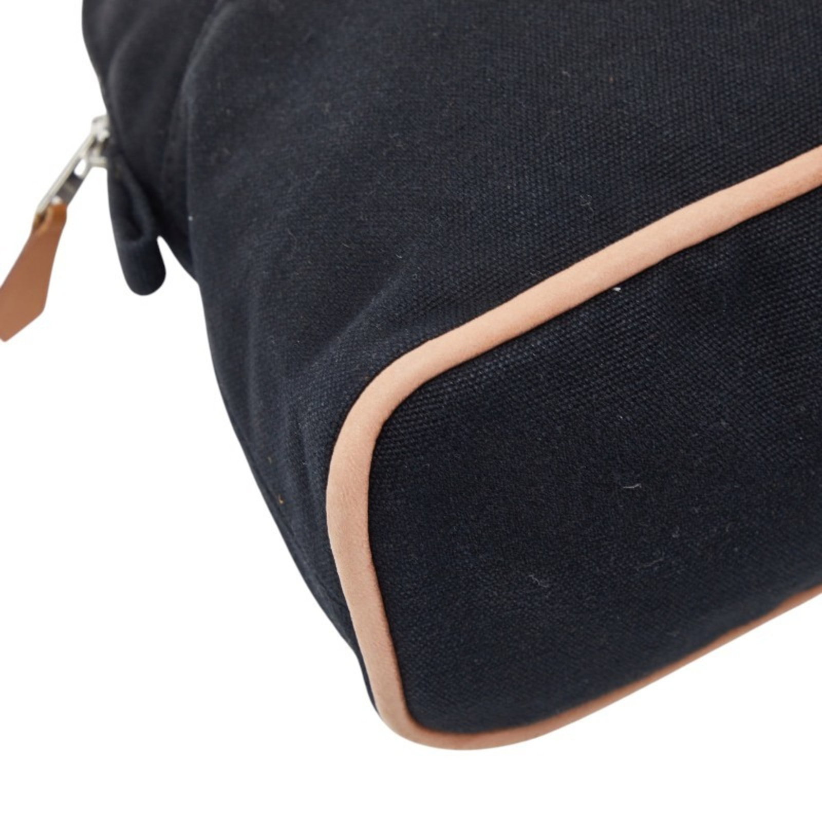 Canvas Leather Pouch by Hermes - 5