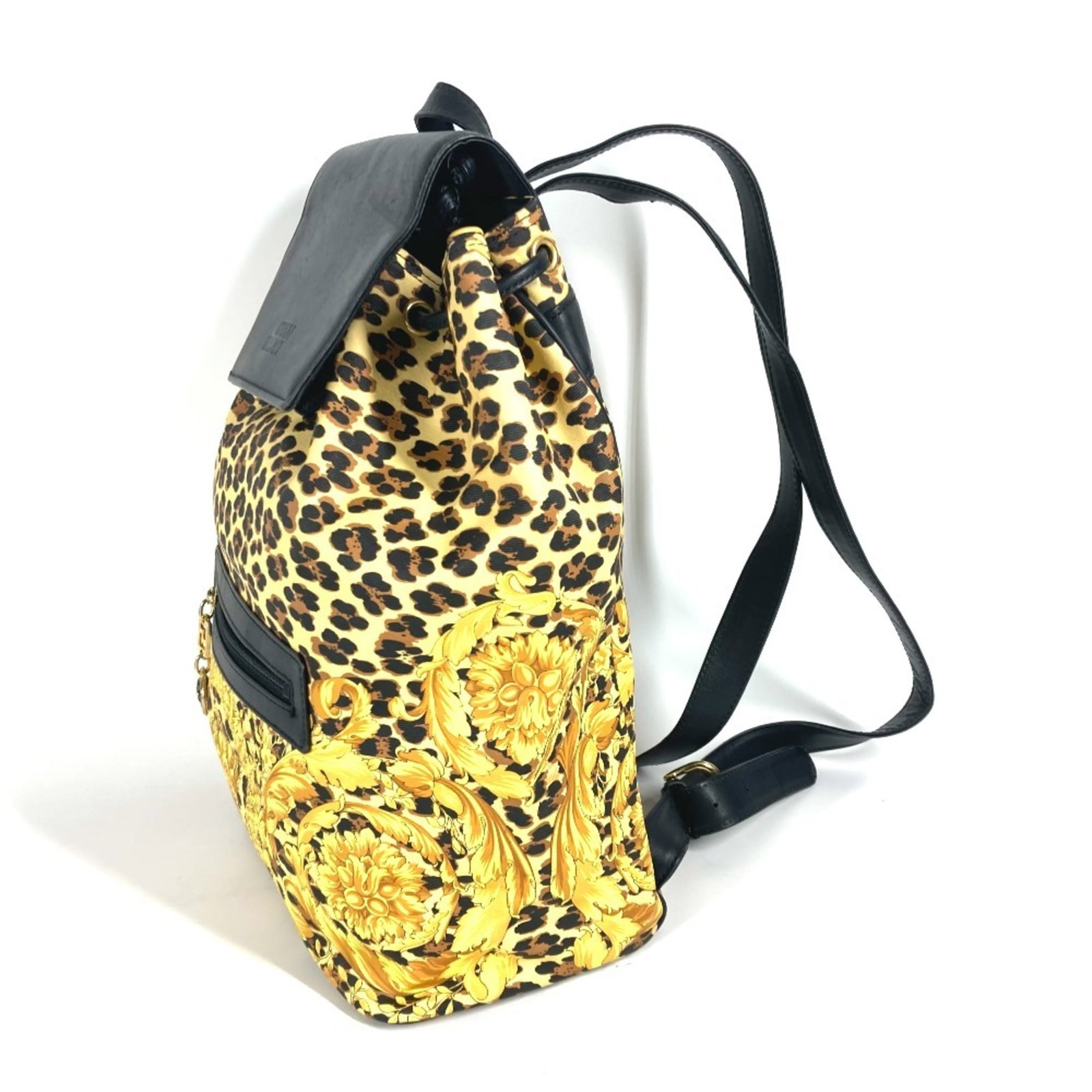 PVC Leather Versace Backpack - 4