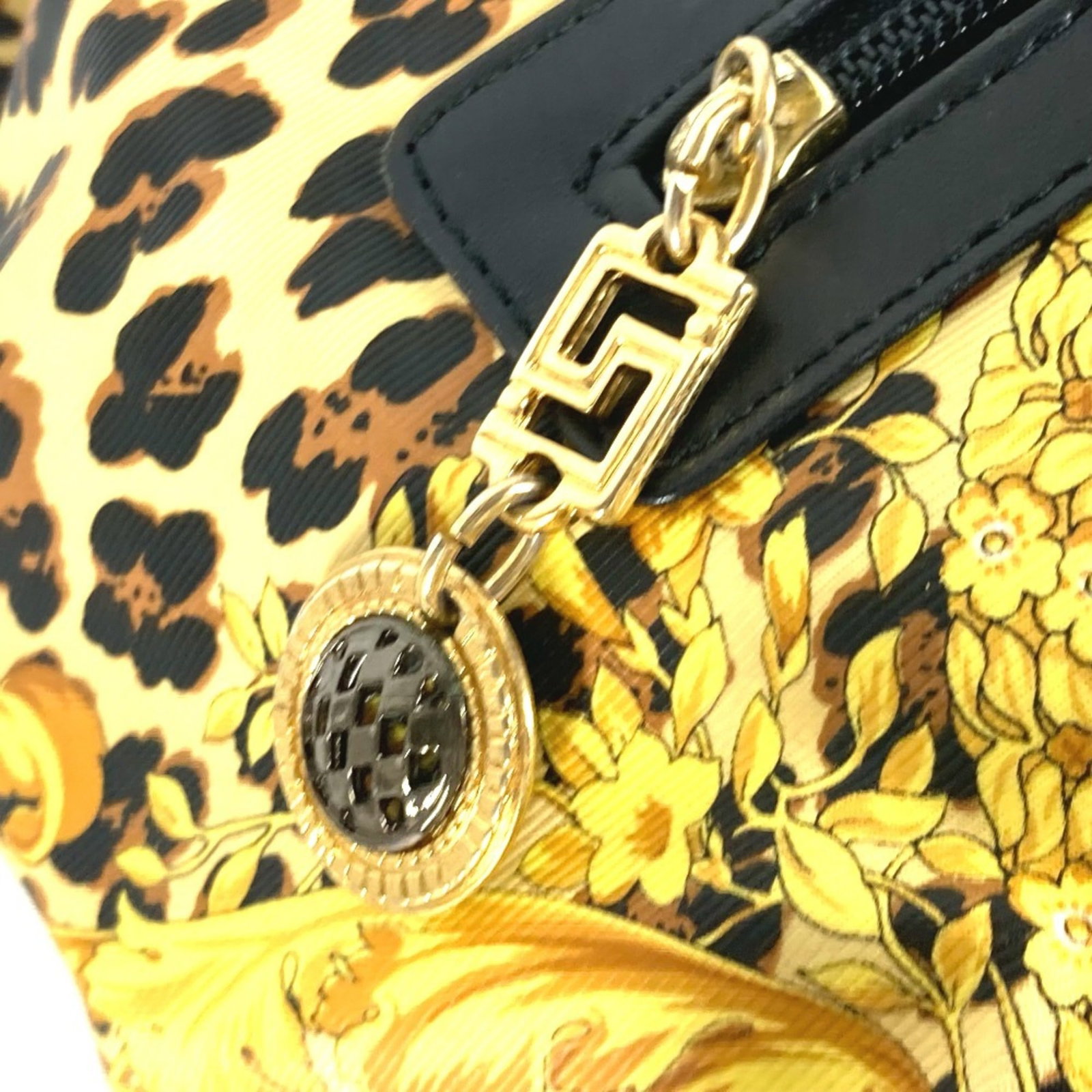 PVC Leather Versace Backpack - 8
