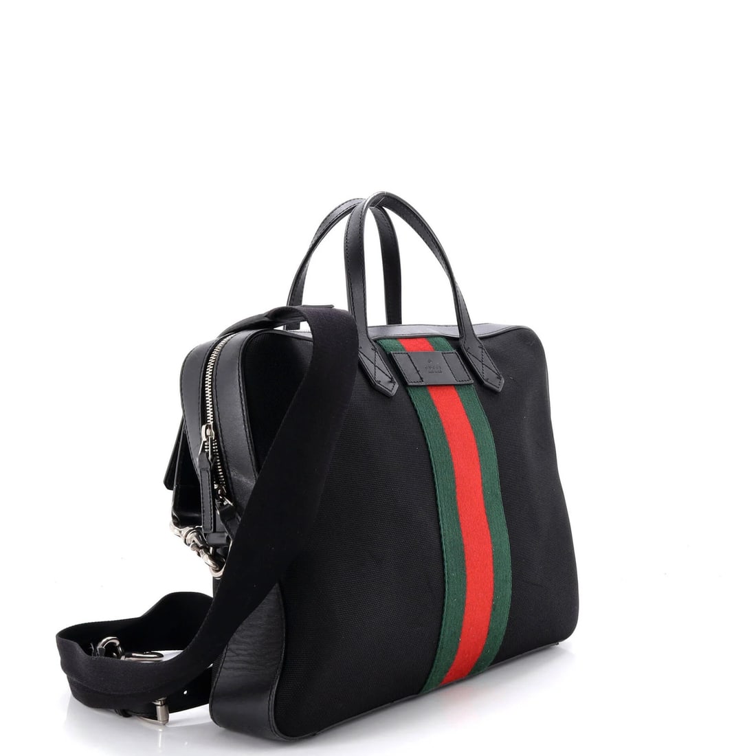 Gucci Techno Canvas Medium Zip Web Briefcase - 2