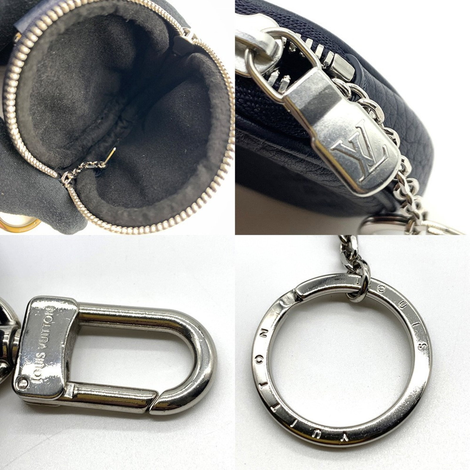 Louis Vuitton Leather Keyring - 4