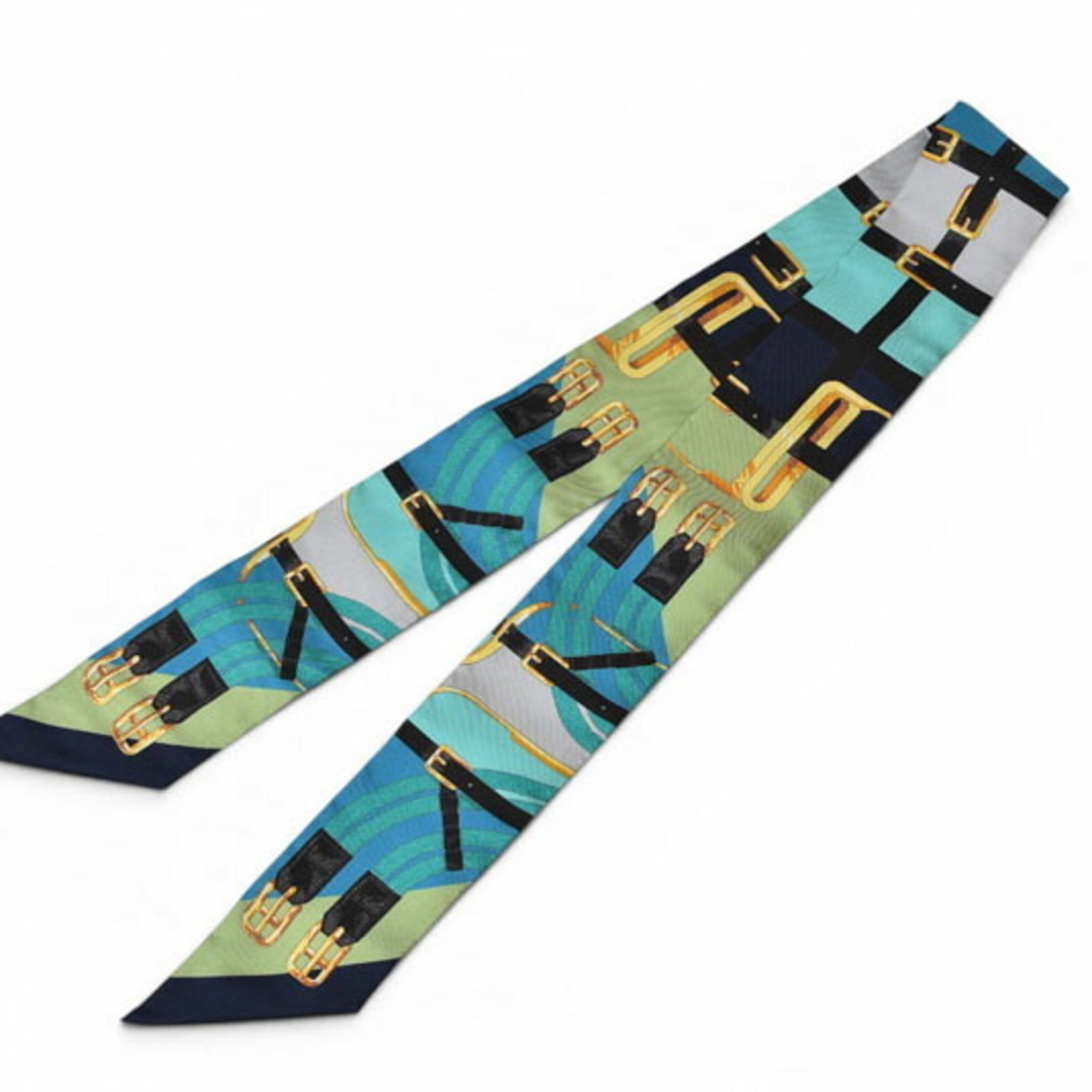 Silk Hermes Scarf - 3