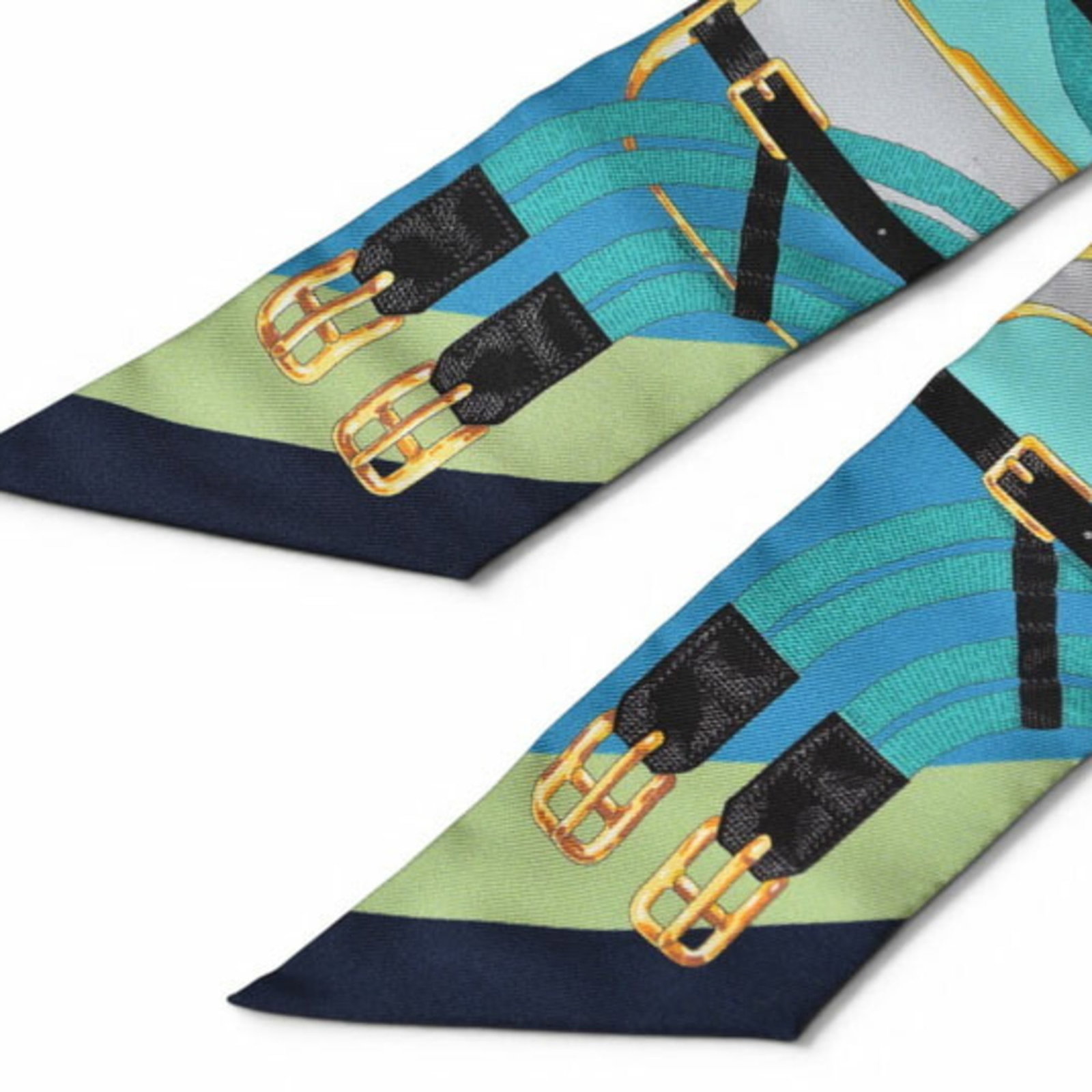 Silk Hermes Scarf - 4